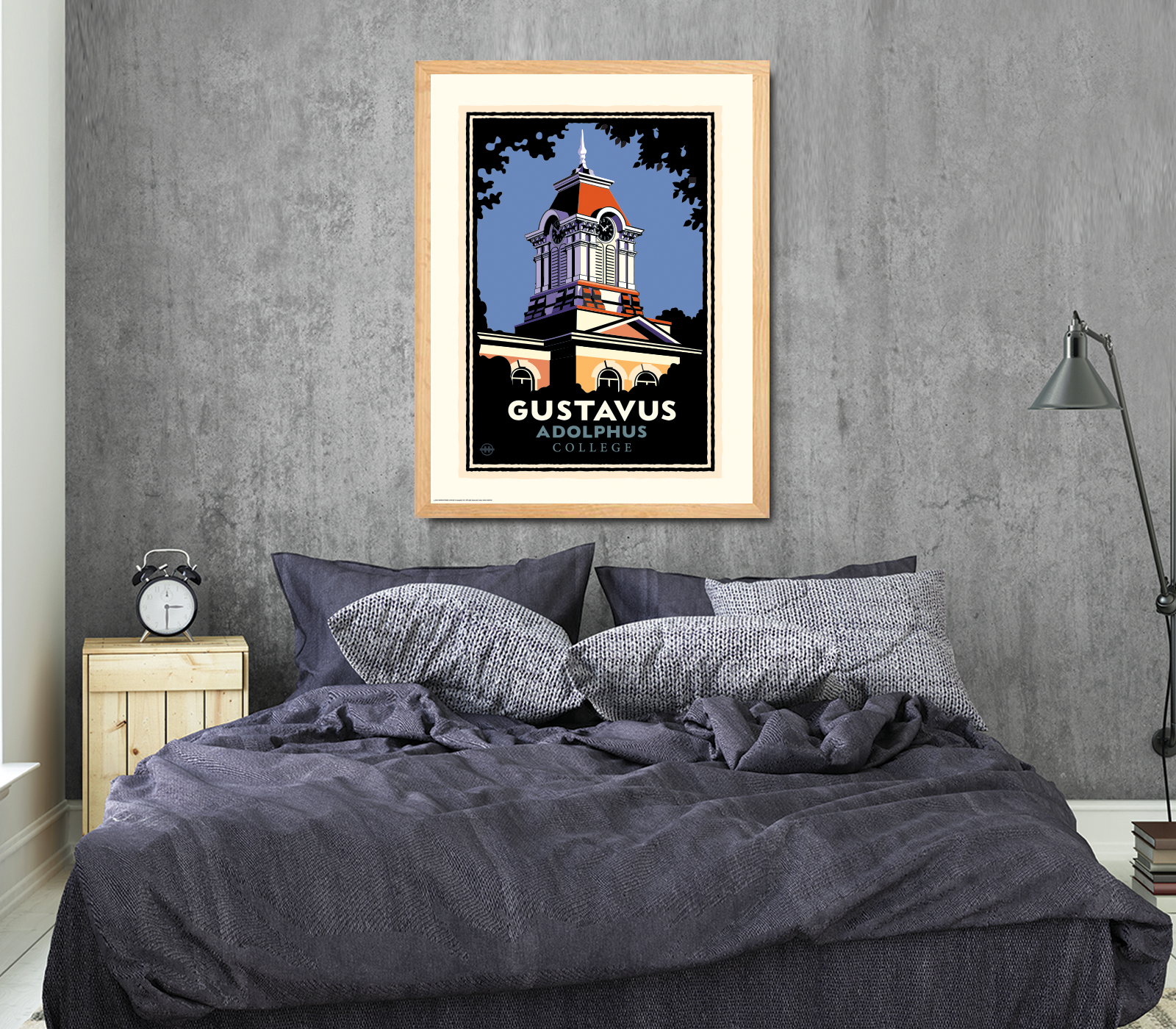 Landmark MN | Gustavus Old Main Tower Art Print