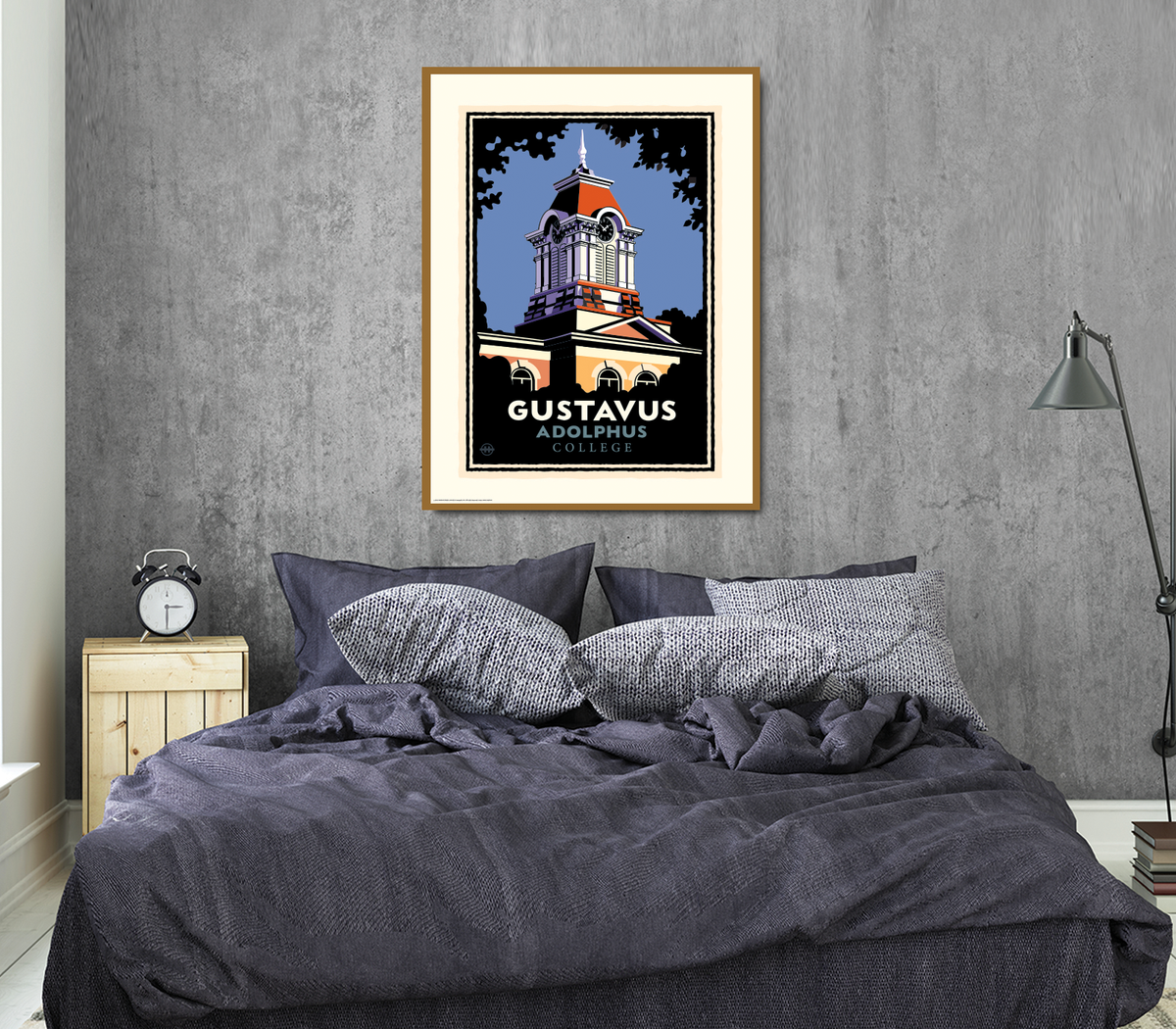 Landmark MN | Gustavus Old Main Tower Art Print