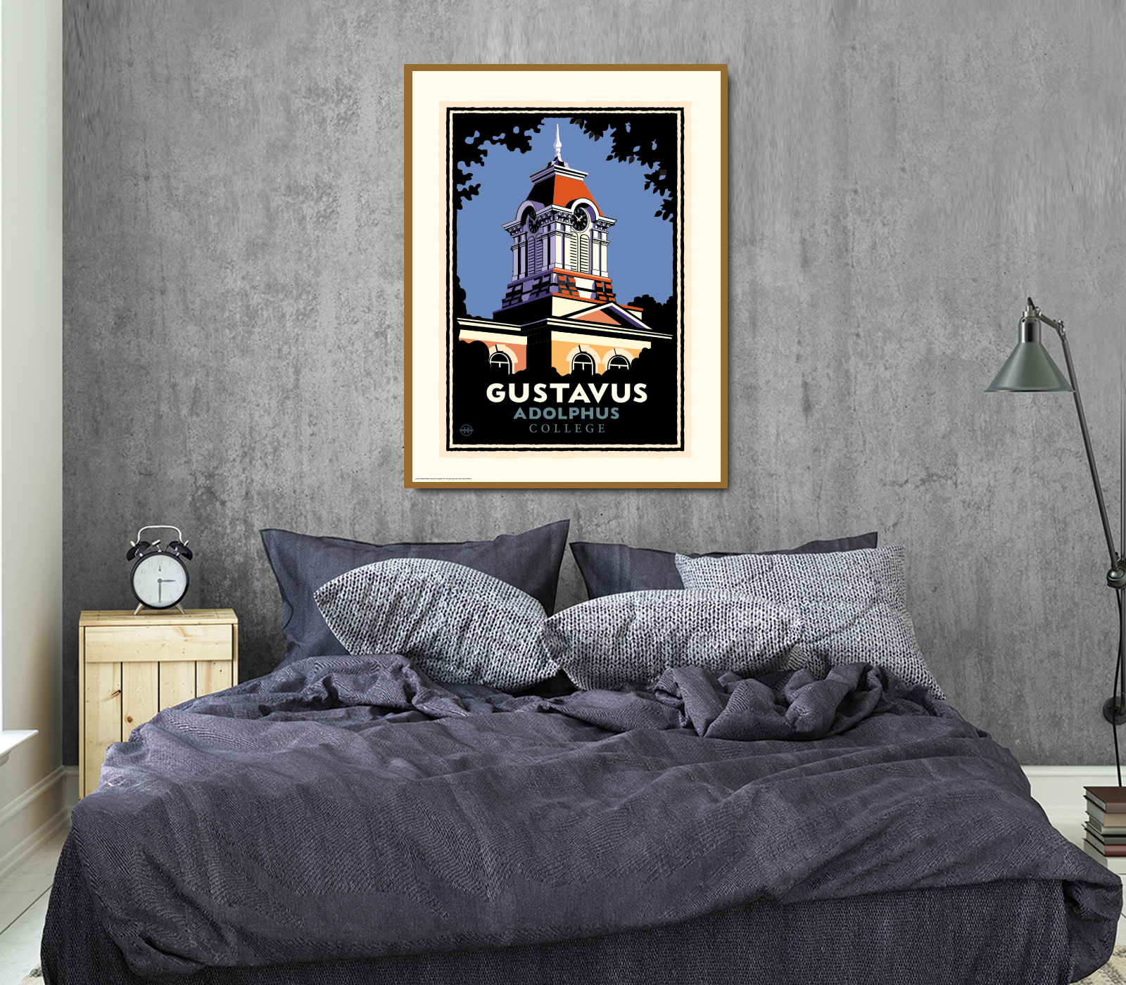 Landmark MN | Gustavus Old Main Tower Art Print