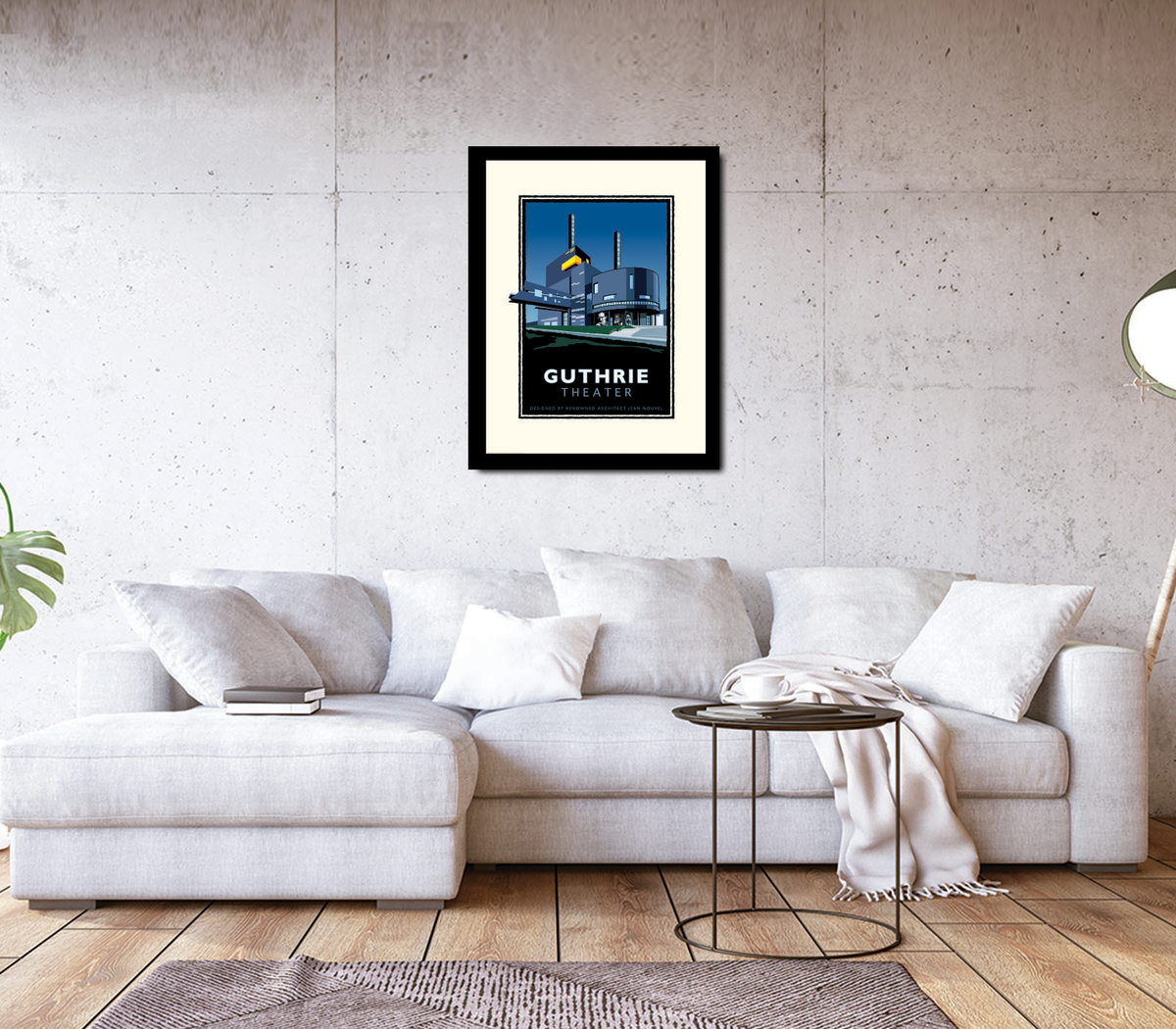 Landmark MN | Guthrie Theater Minneapolis Art Print