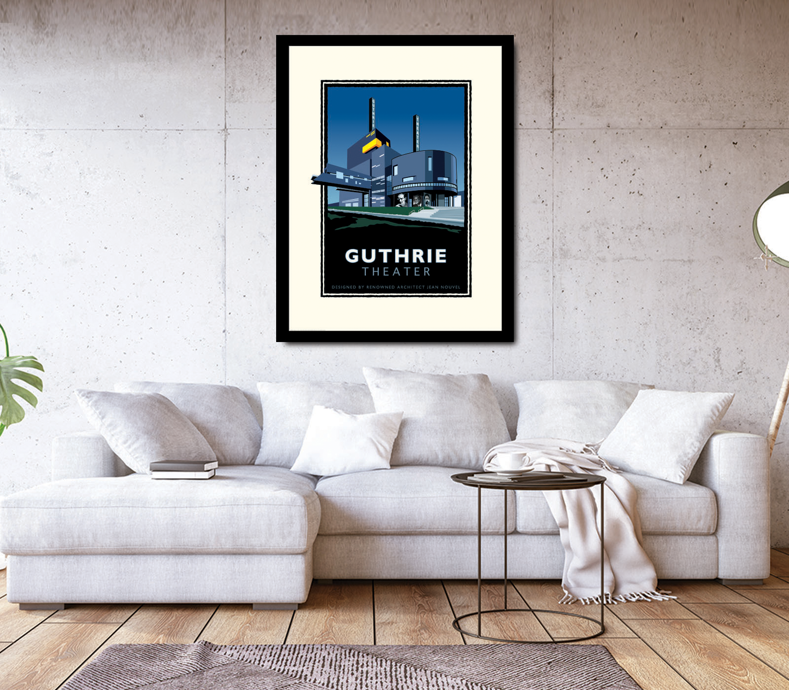 Landmark MN | Guthrie Theater Minneapolis Art Print