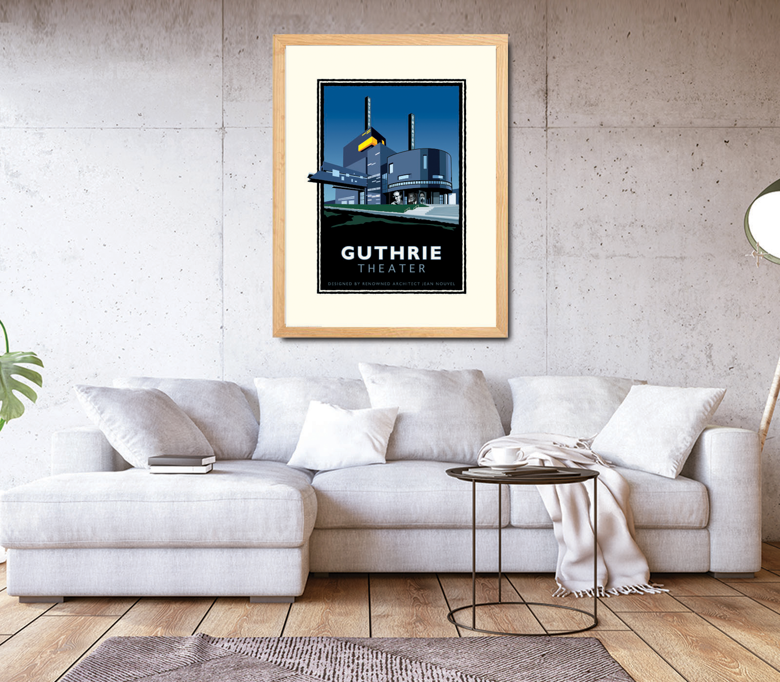 Landmark MN | Guthrie Theater Minneapolis Art Print