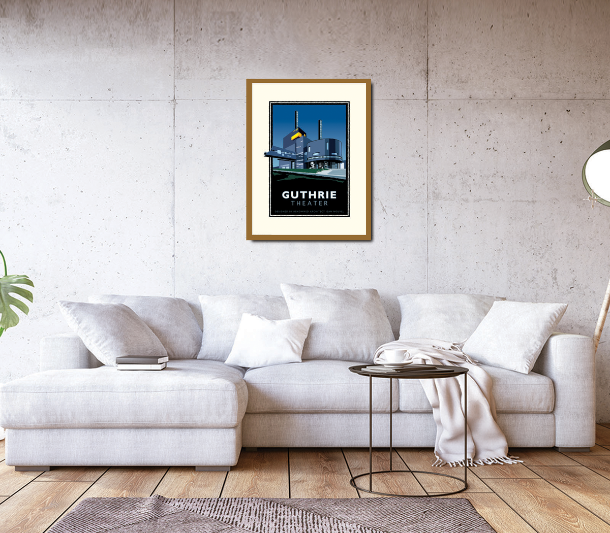 Landmark MN | Guthrie Theater Minneapolis Art Print