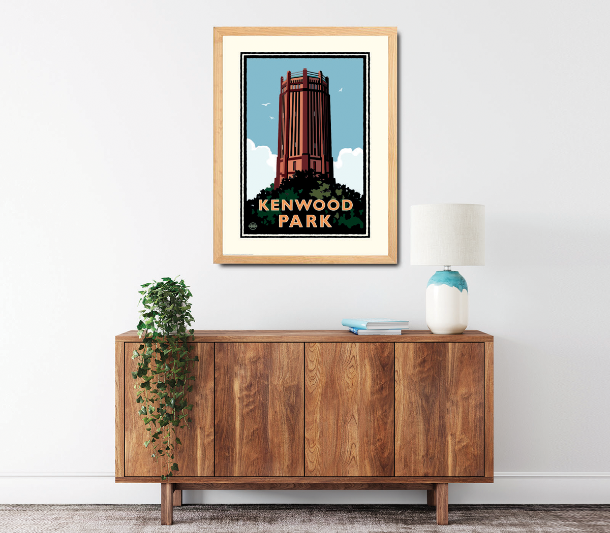 Landmark MN | Kenwood Park Minneapolis Art Print