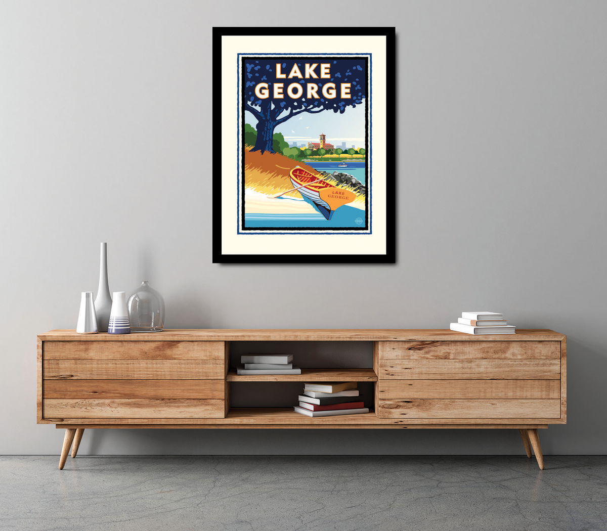 Landmark MN | Lake George Art Print