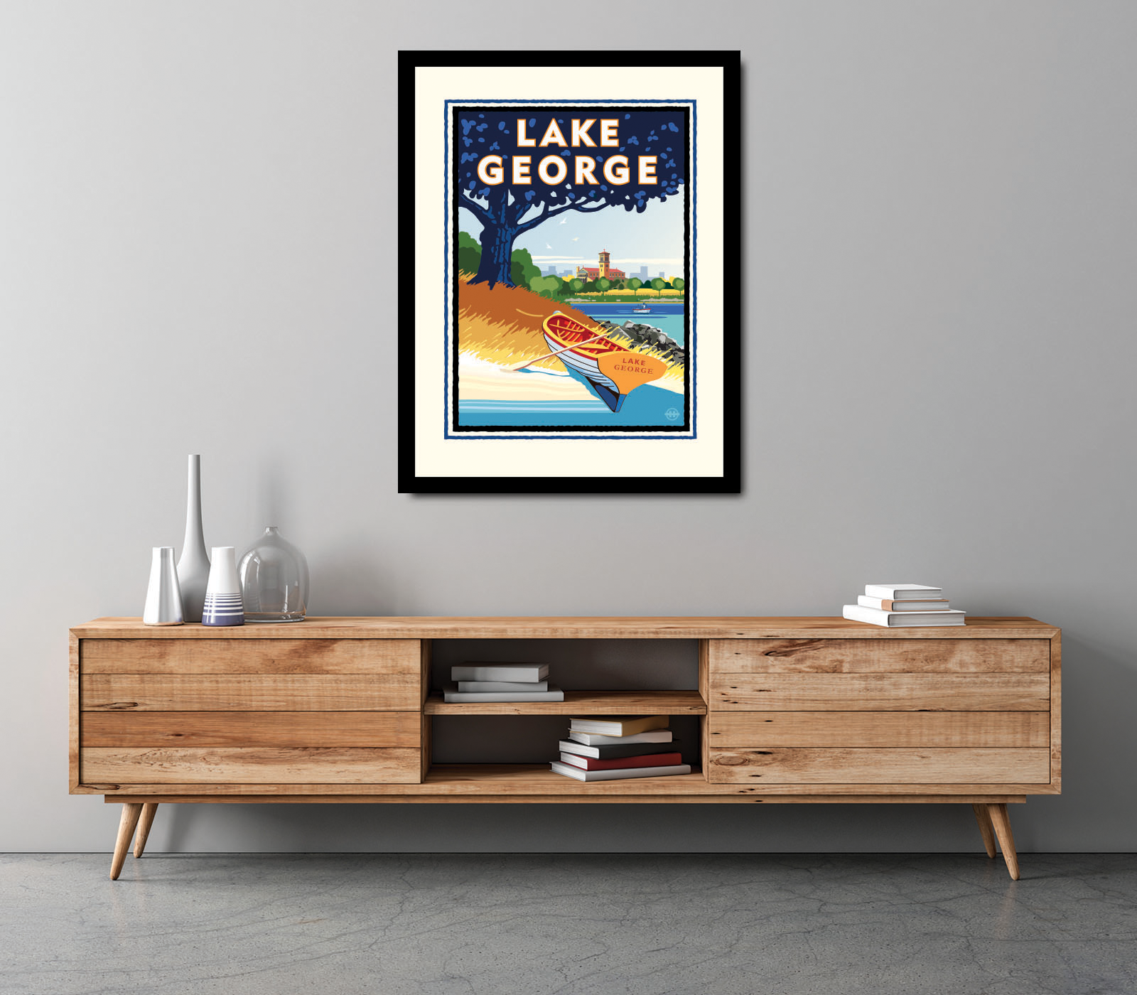 Landmark MN | Lake George Art Print