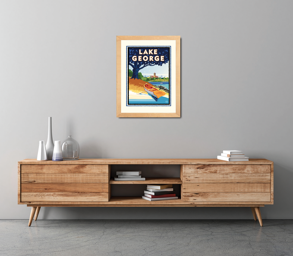 Landmark MN | Lake George Art Print