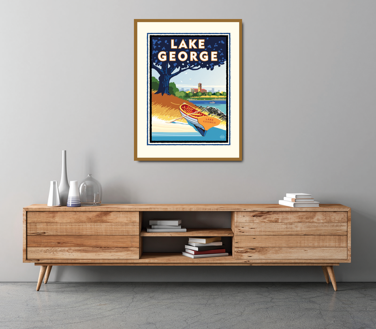 Landmark MN | Lake George Art Print