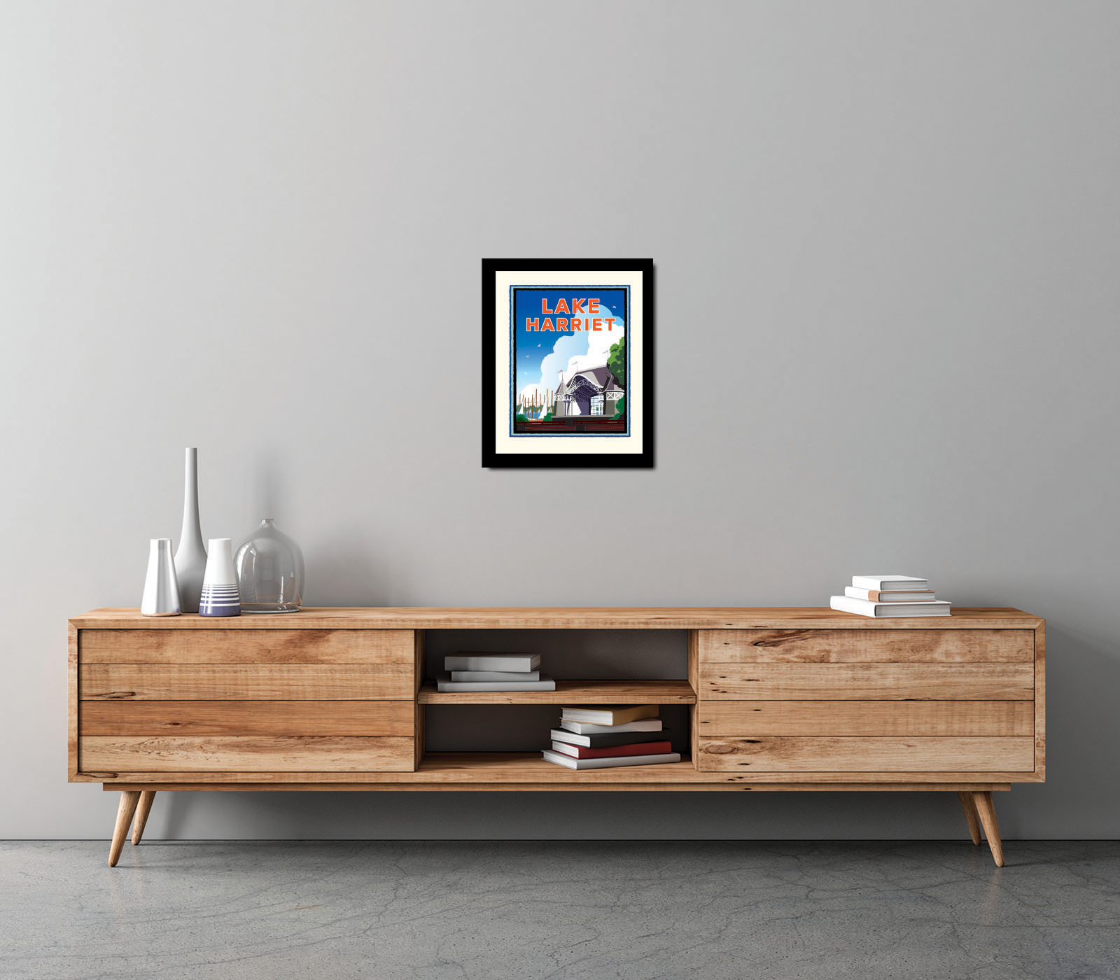 Landmark MN | Lake Harriet Pavillion Minneapolis Art Print