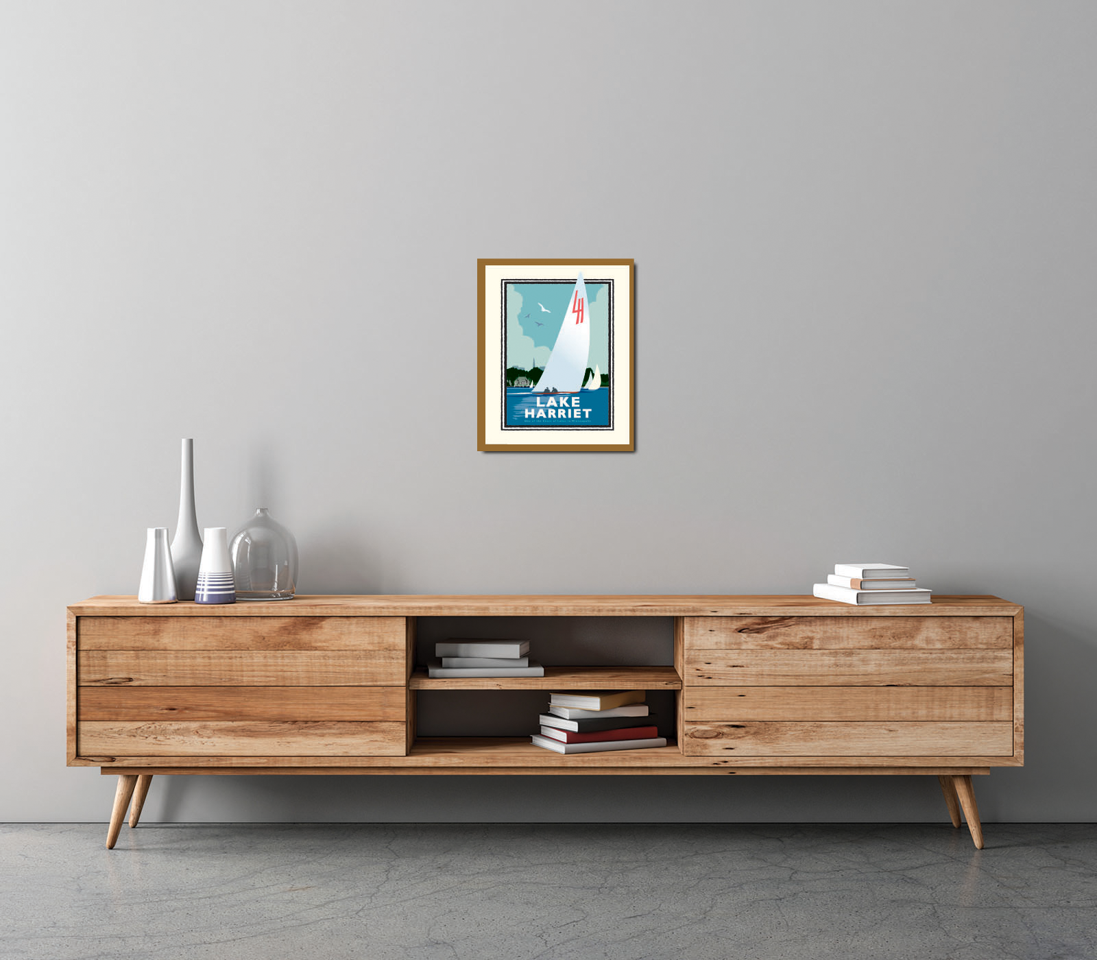 Landmark MN | Lake Harriet Sail Minneapolis Art Print