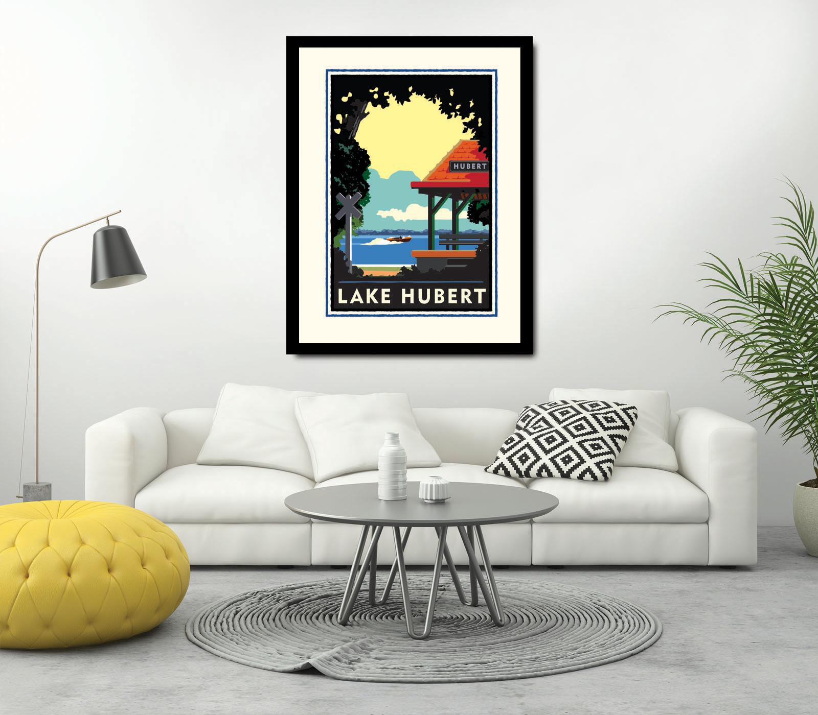 Landmark MN | Lake Hubert Nisswa Art Print