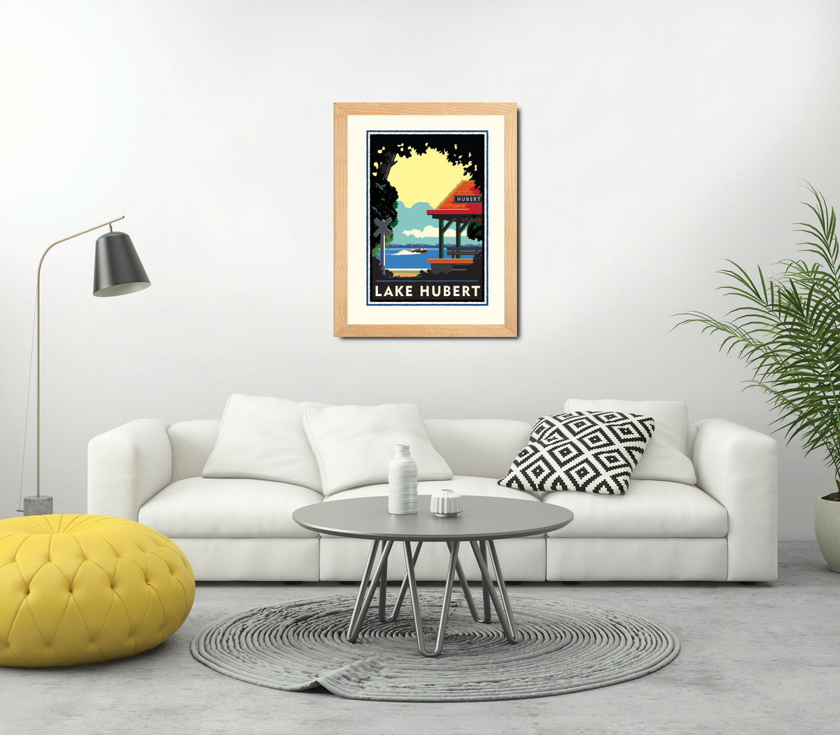 Landmark MN | Lake Hubert Nisswa Art Print