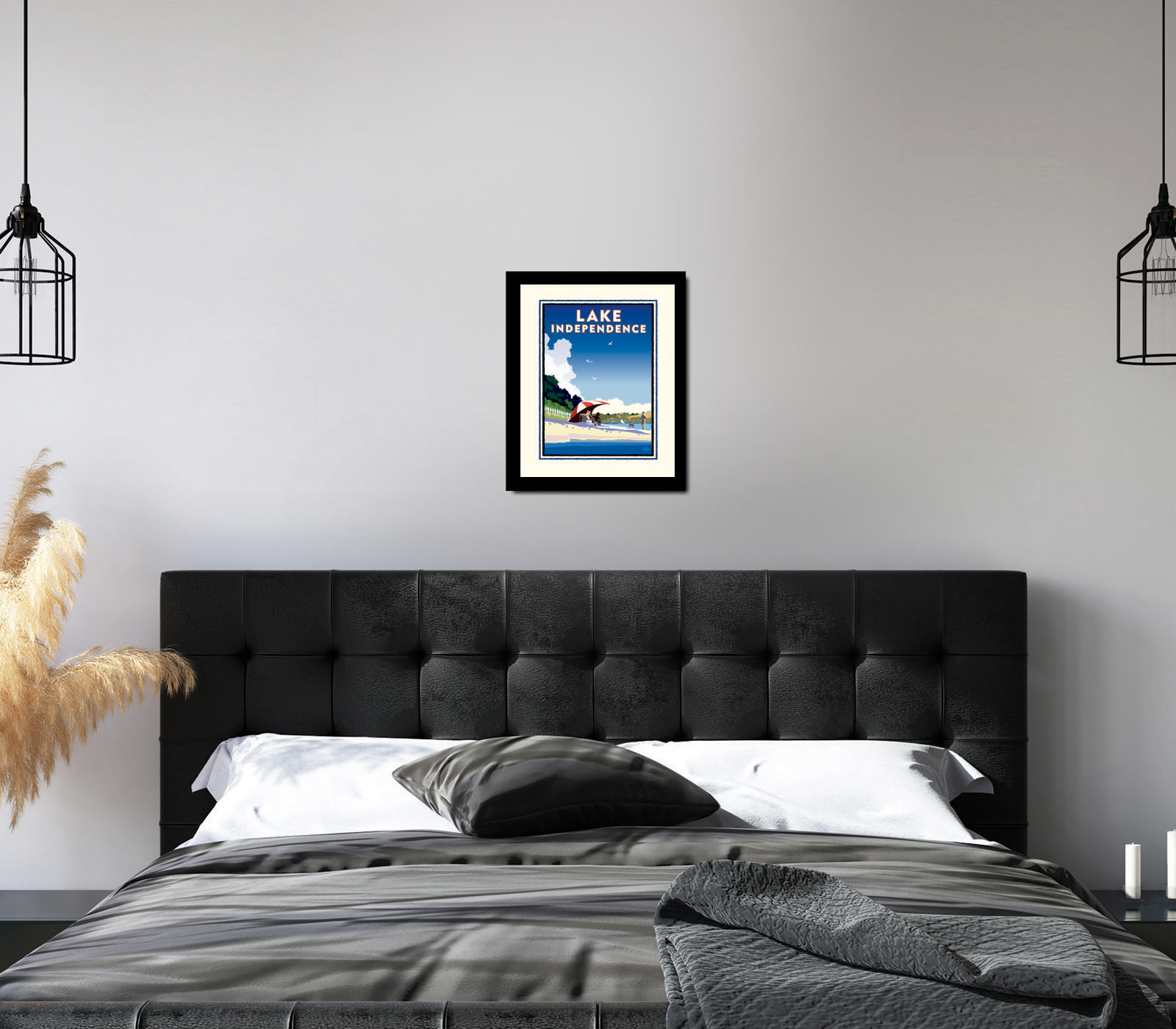 Landmark MN | Lake Independence Art Print