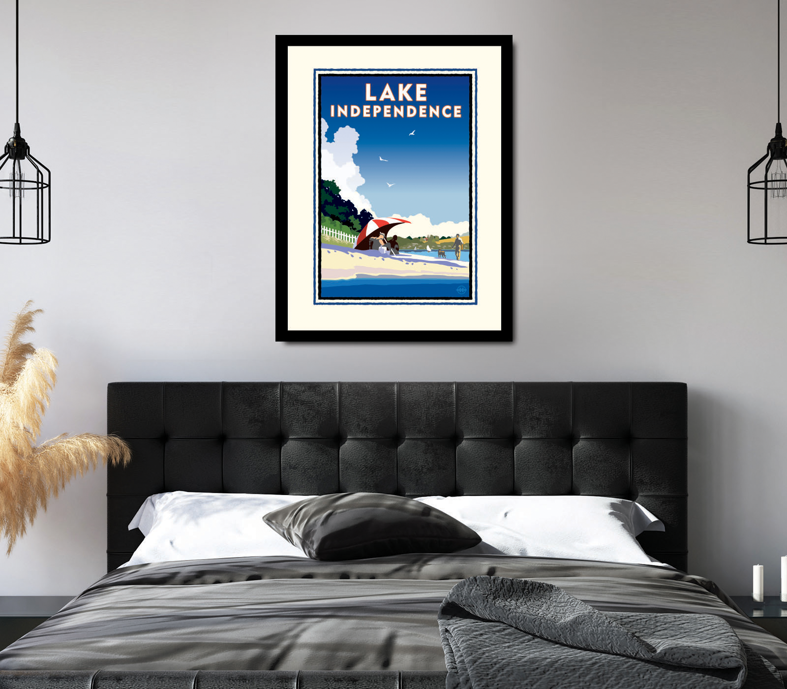 Landmark MN | Lake Independence Art Print