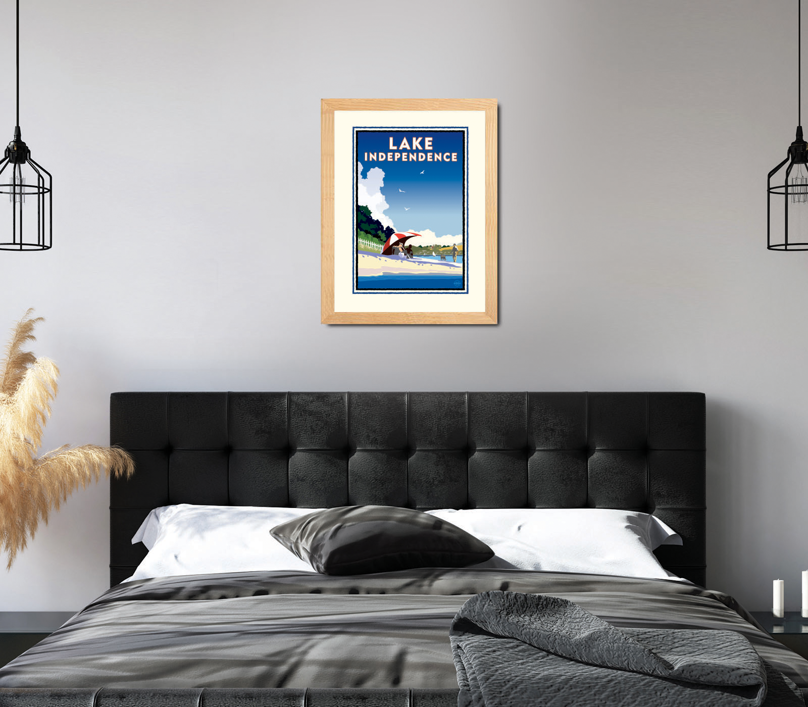 Landmark MN | Lake Independence Art Print