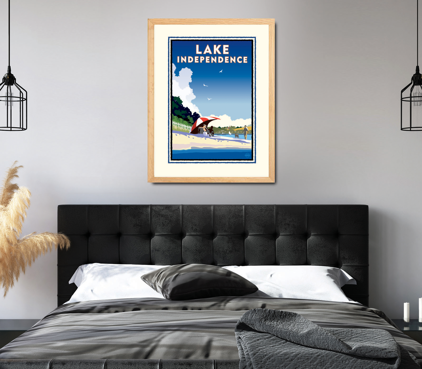 Landmark MN | Lake Independence Art Print