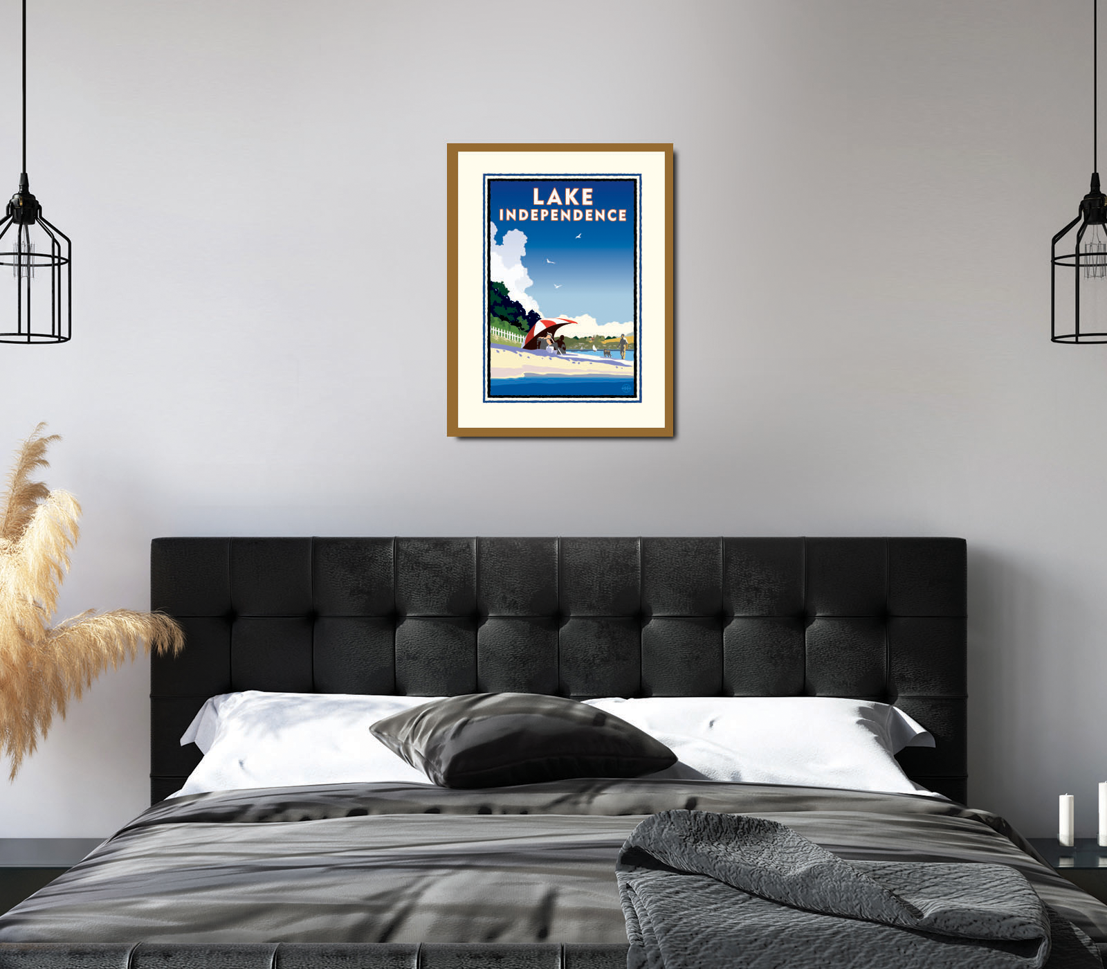 Landmark MN | Lake Independence Art Print