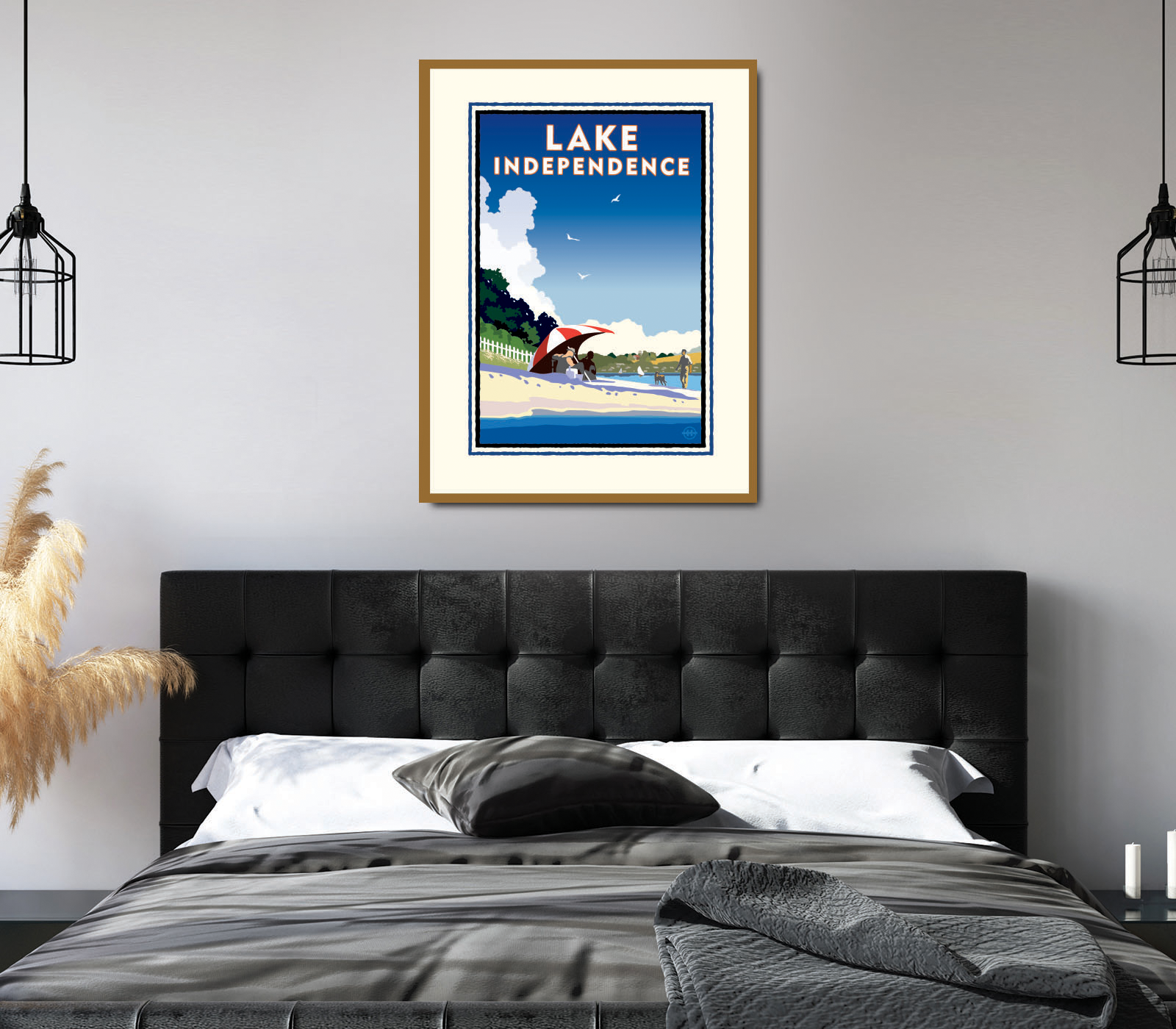 Landmark MN | Lake Independence Art Print