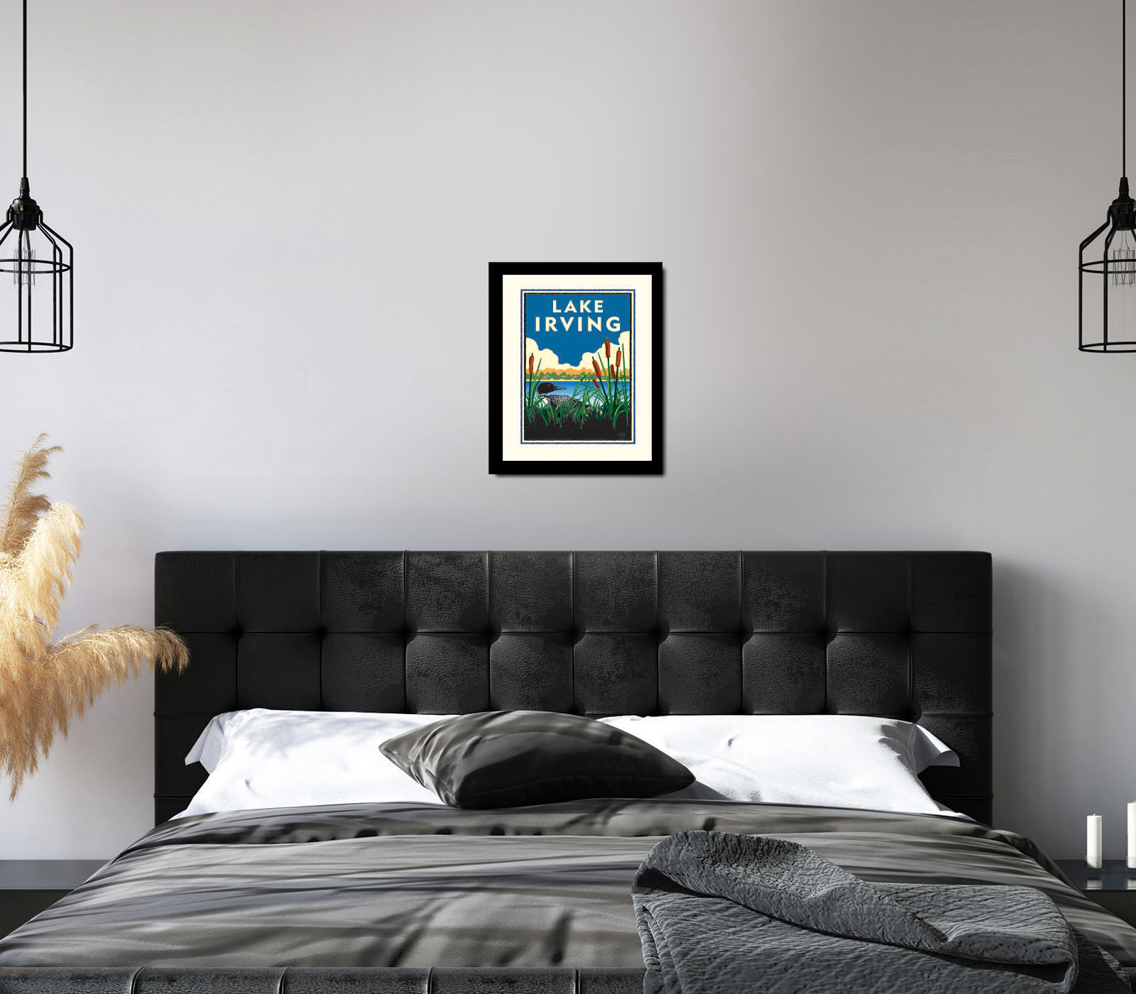 Landmark MN | Lake Irving Bemidji Art Print