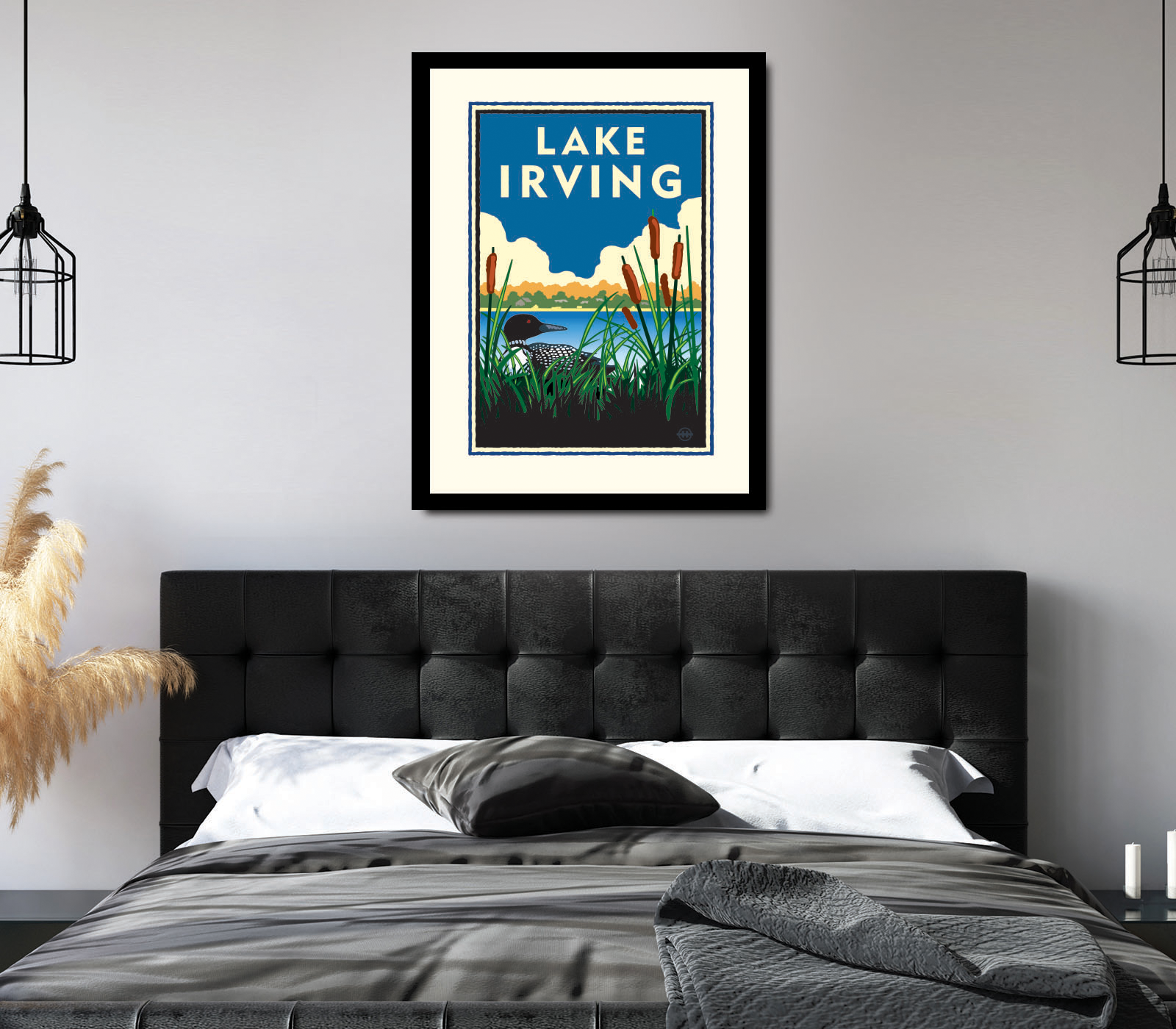 Landmark MN | Lake Irving Bemidji Art Print