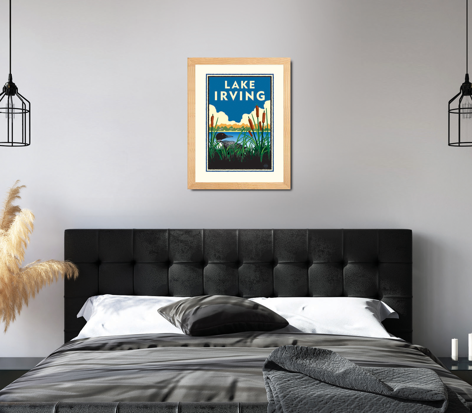 Landmark MN | Lake Irving Bemidji Art Print