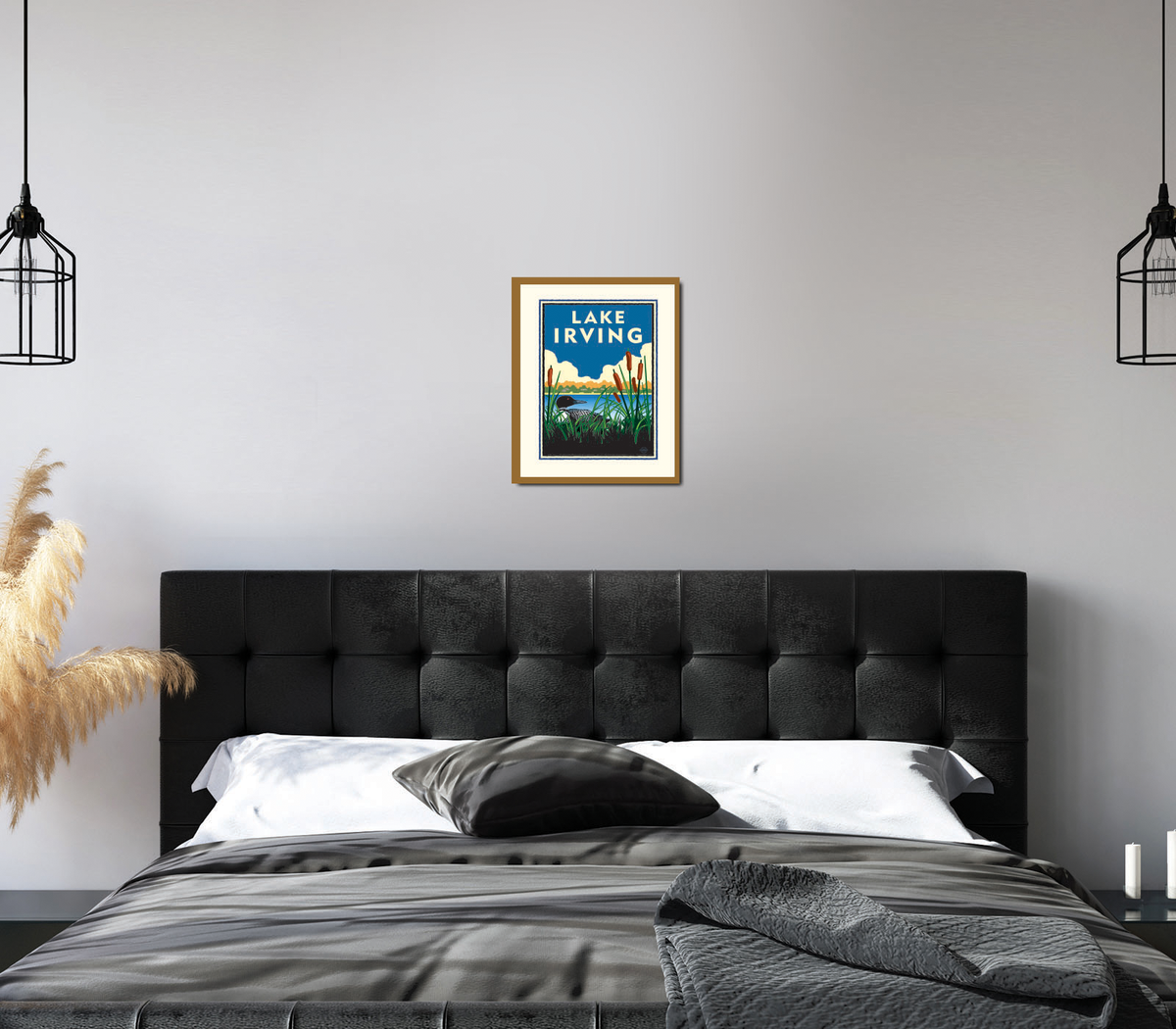 Landmark MN | Lake Irving Bemidji Art Print