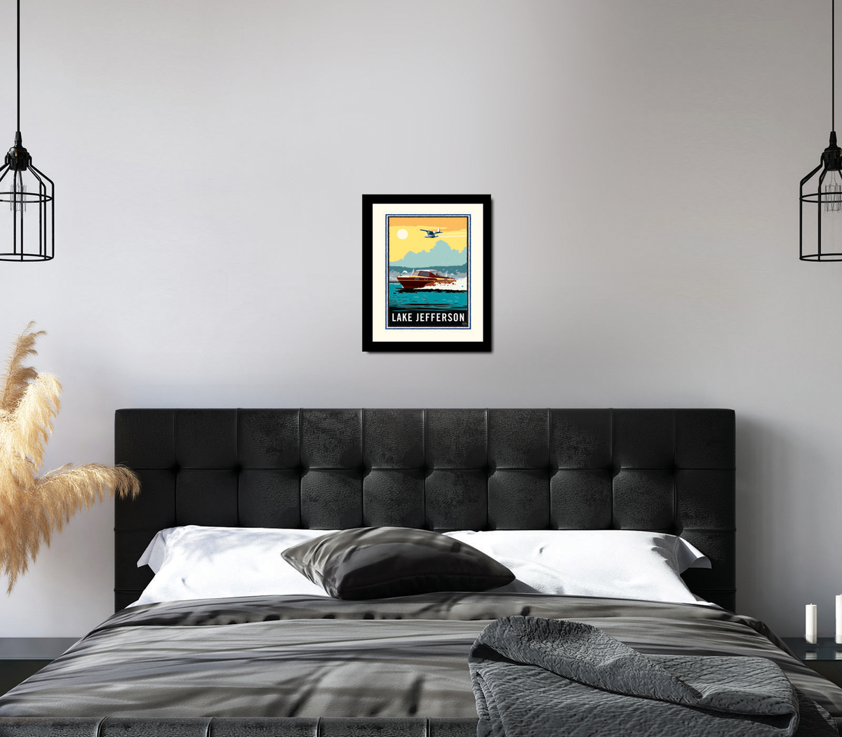 Landmark MN | Lake Jefferson Le Sueur Art Print