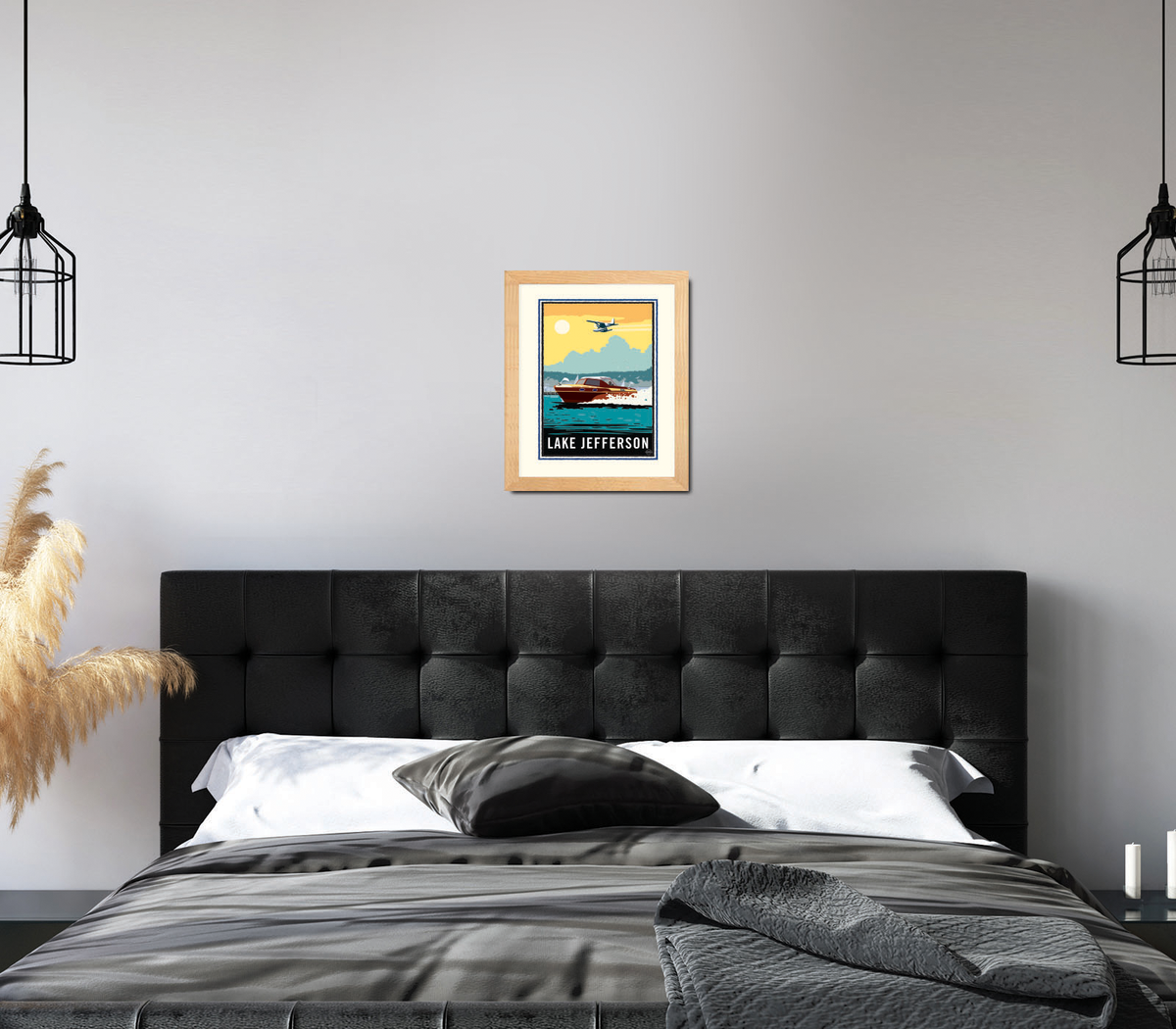 Landmark MN | Lake Jefferson Le Sueur Art Print