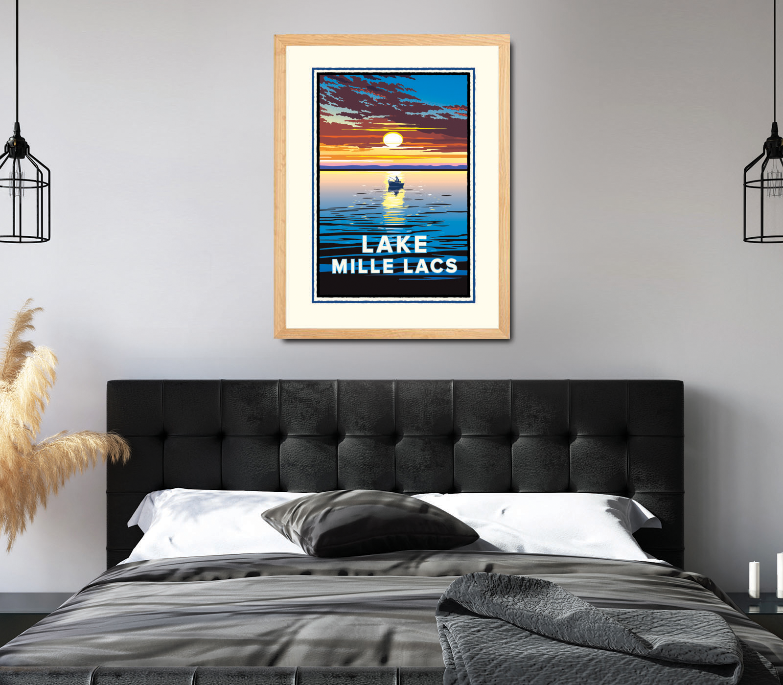 Landmark MN | Lake Mille Lacs Art Print