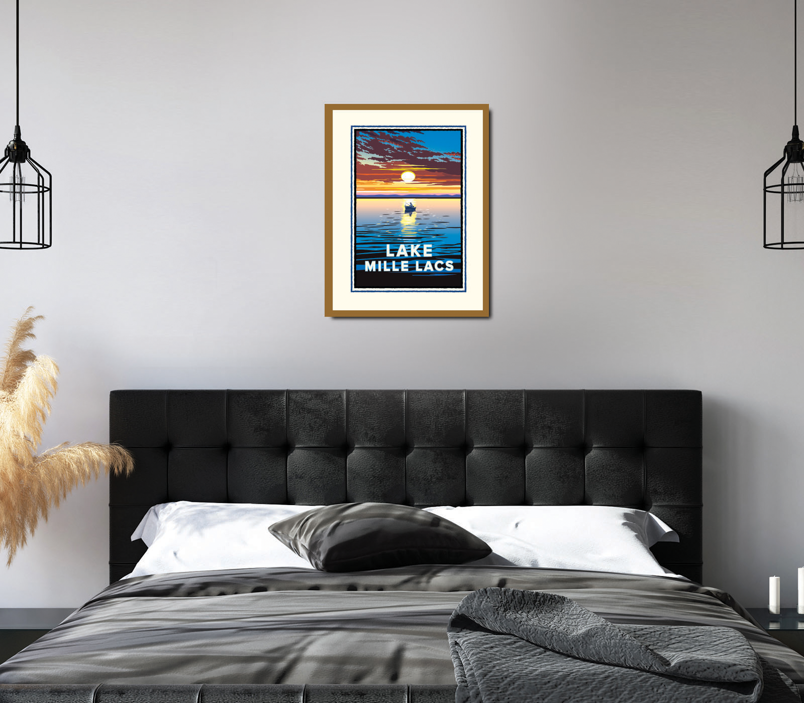 Landmark MN | Lake Mille Lacs Art Print