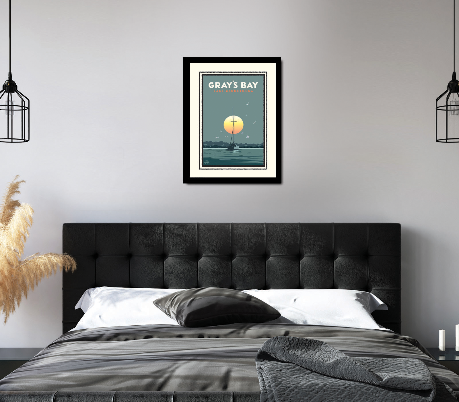 Landmark MN | Lake Minnetonka Gray's Bay Art Print