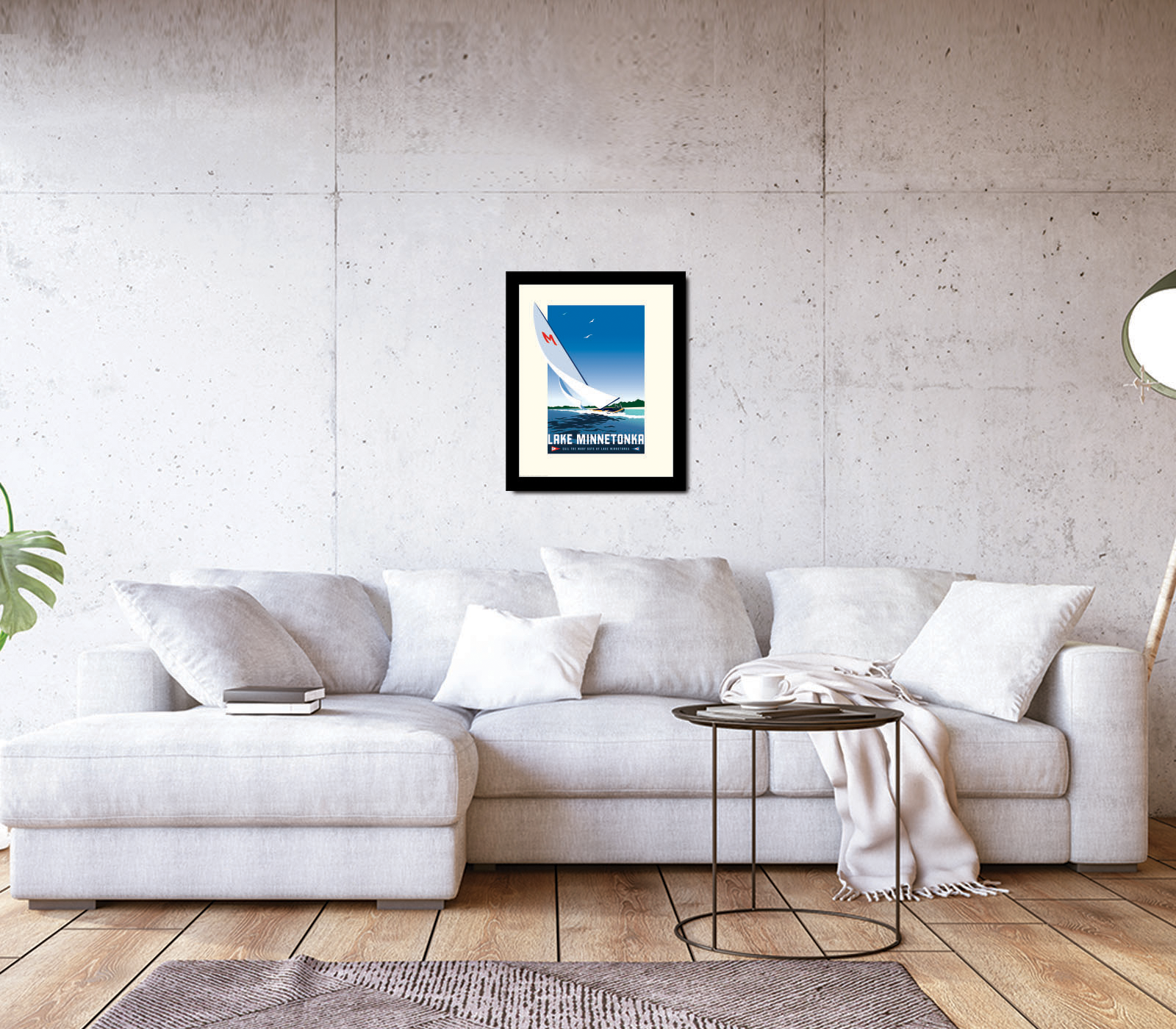 Landmark MN | Lake Minnetonka Yacht Clubs Art Print