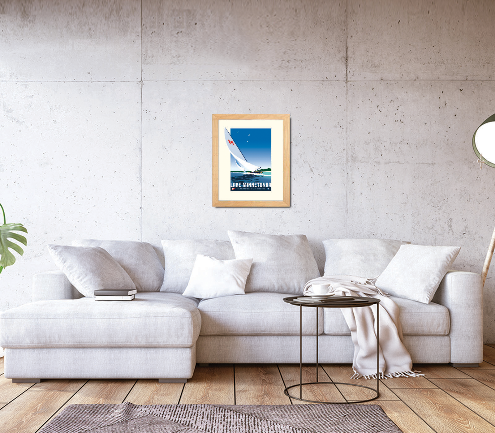 Landmark MN | Lake Minnetonka Yacht Clubs Art Print