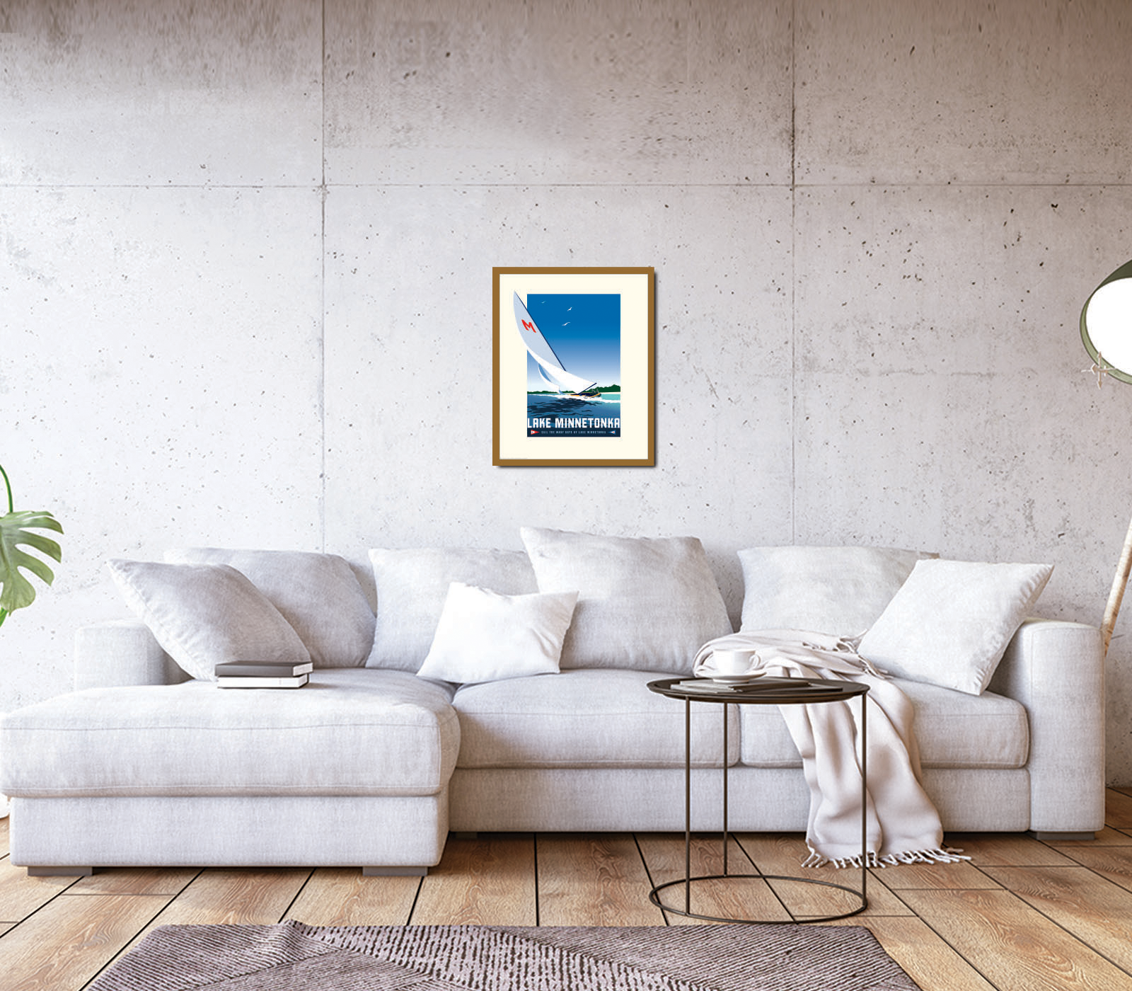 Landmark MN | Lake Minnetonka Yacht Clubs Art Print