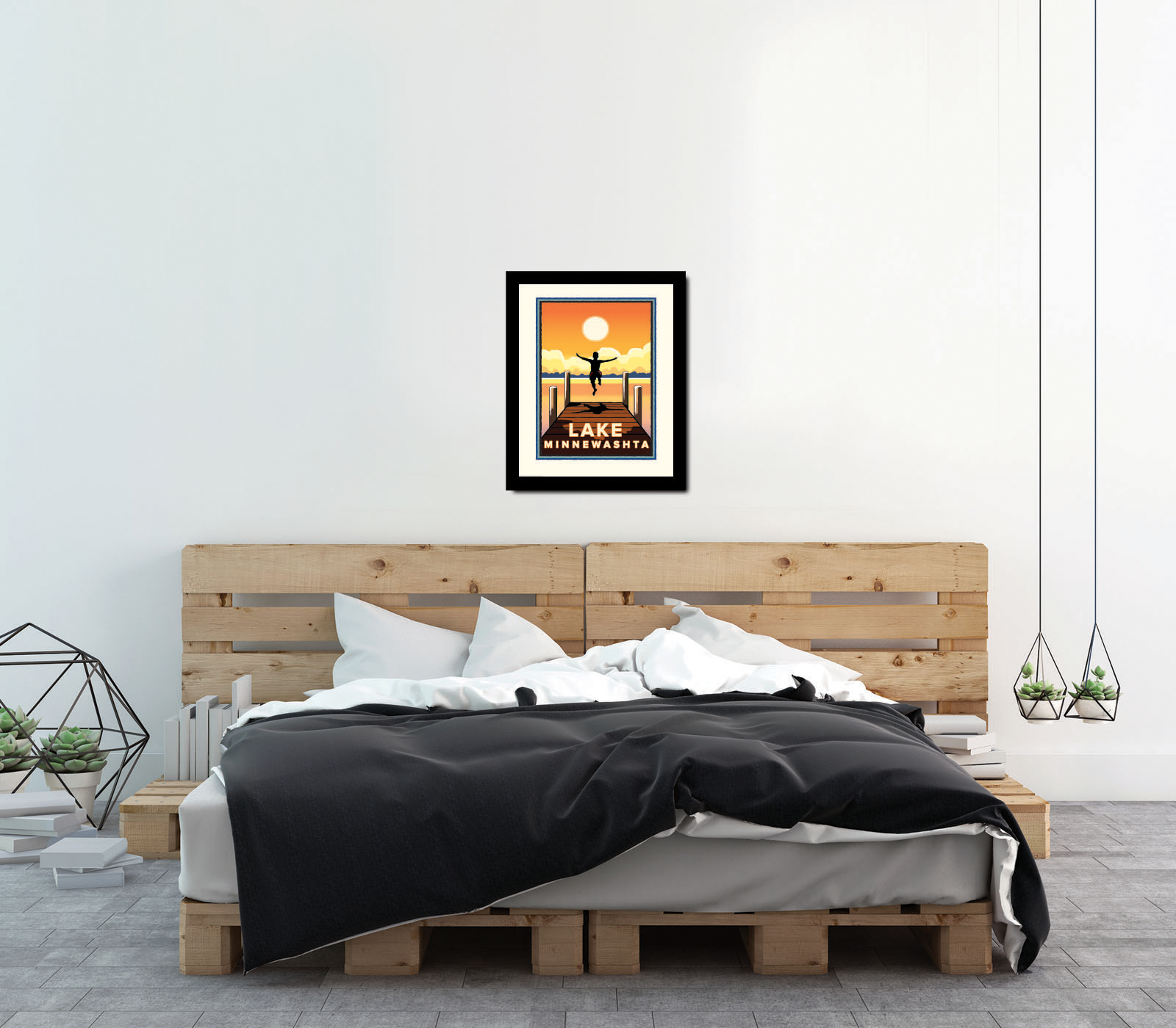 Landmark MN | Lake Minnewashta Art Print
