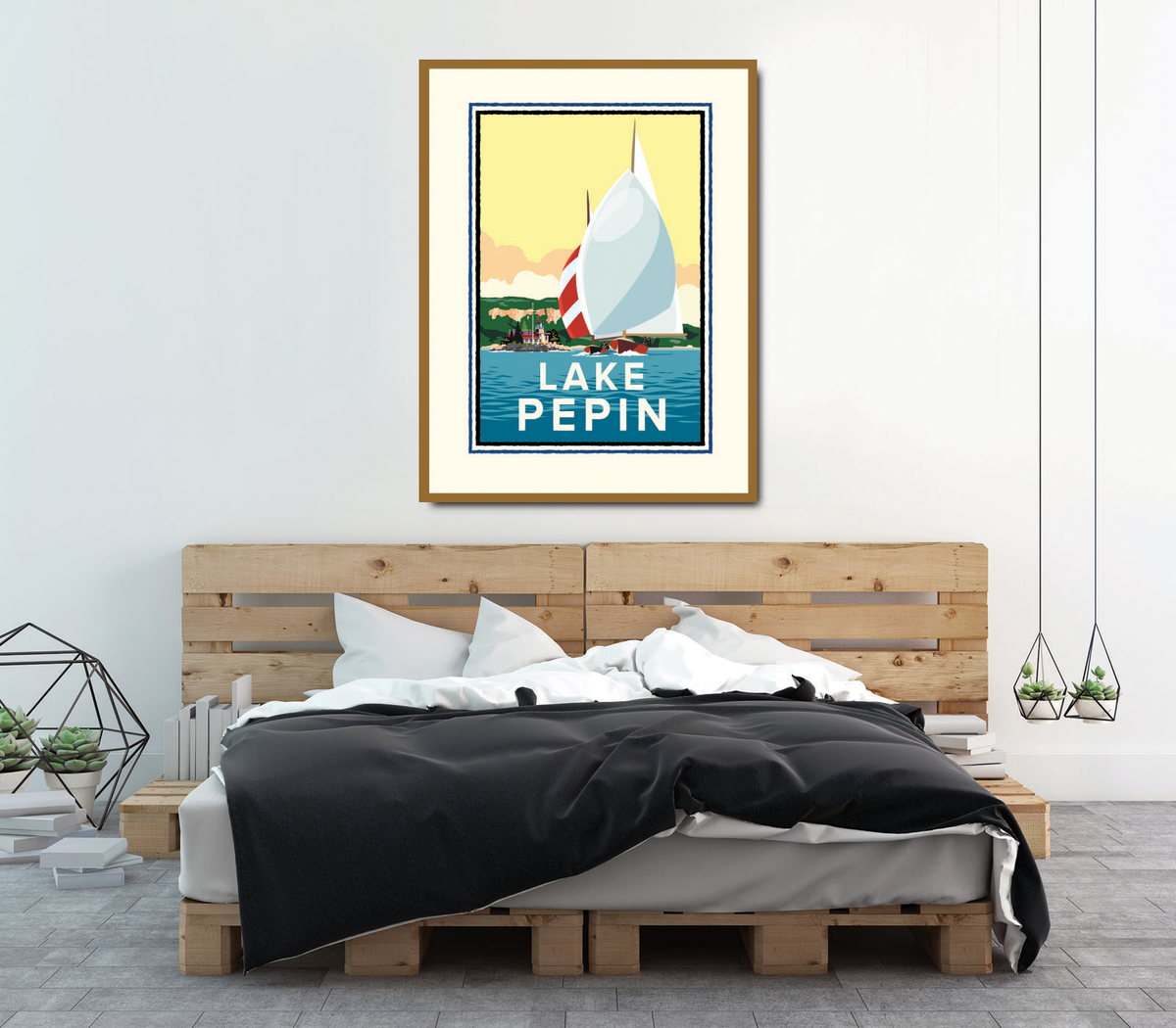 Landmark MN | Lake Pepin Art Print