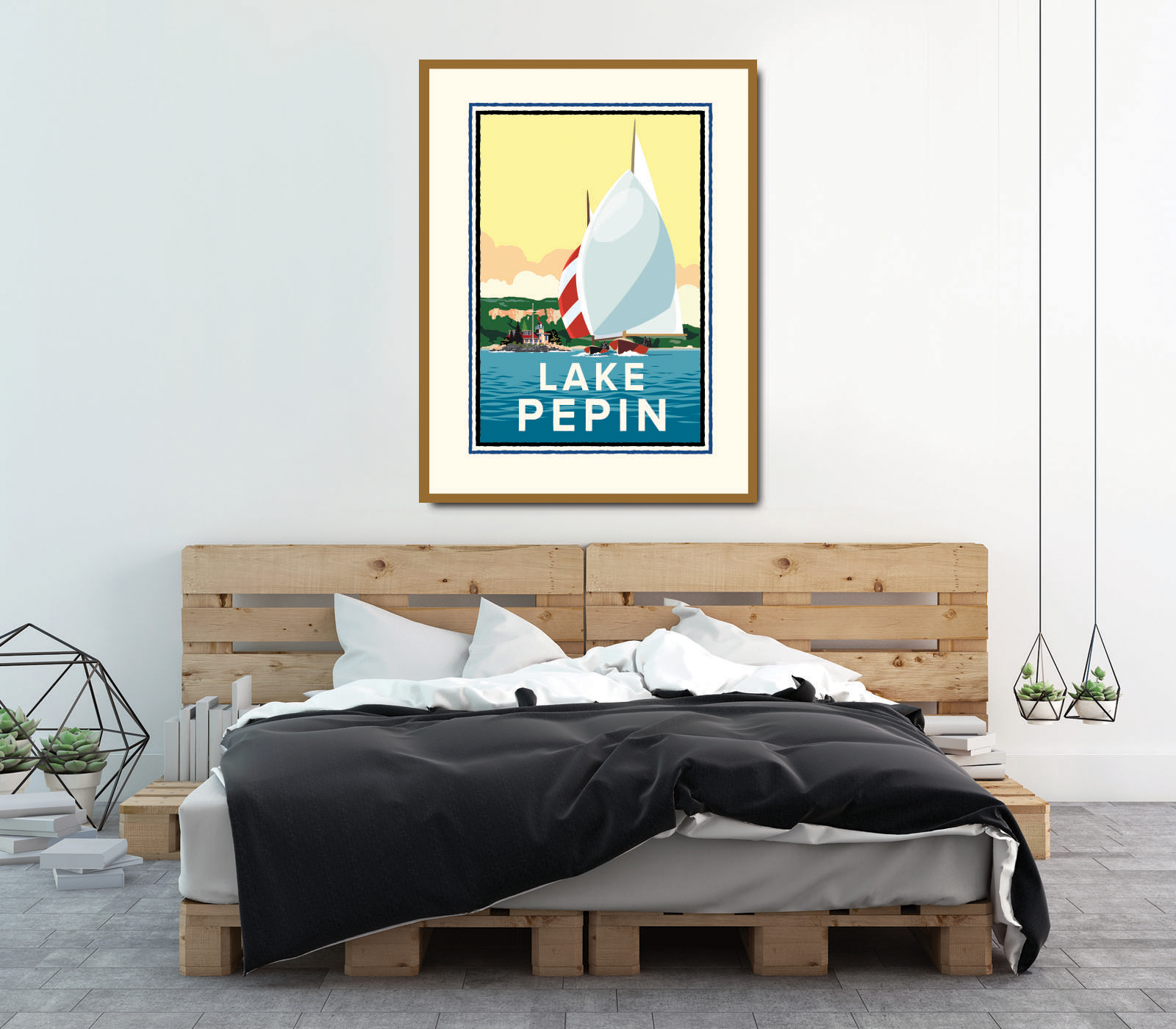 Landmark MN | Lake Pepin Art Print
