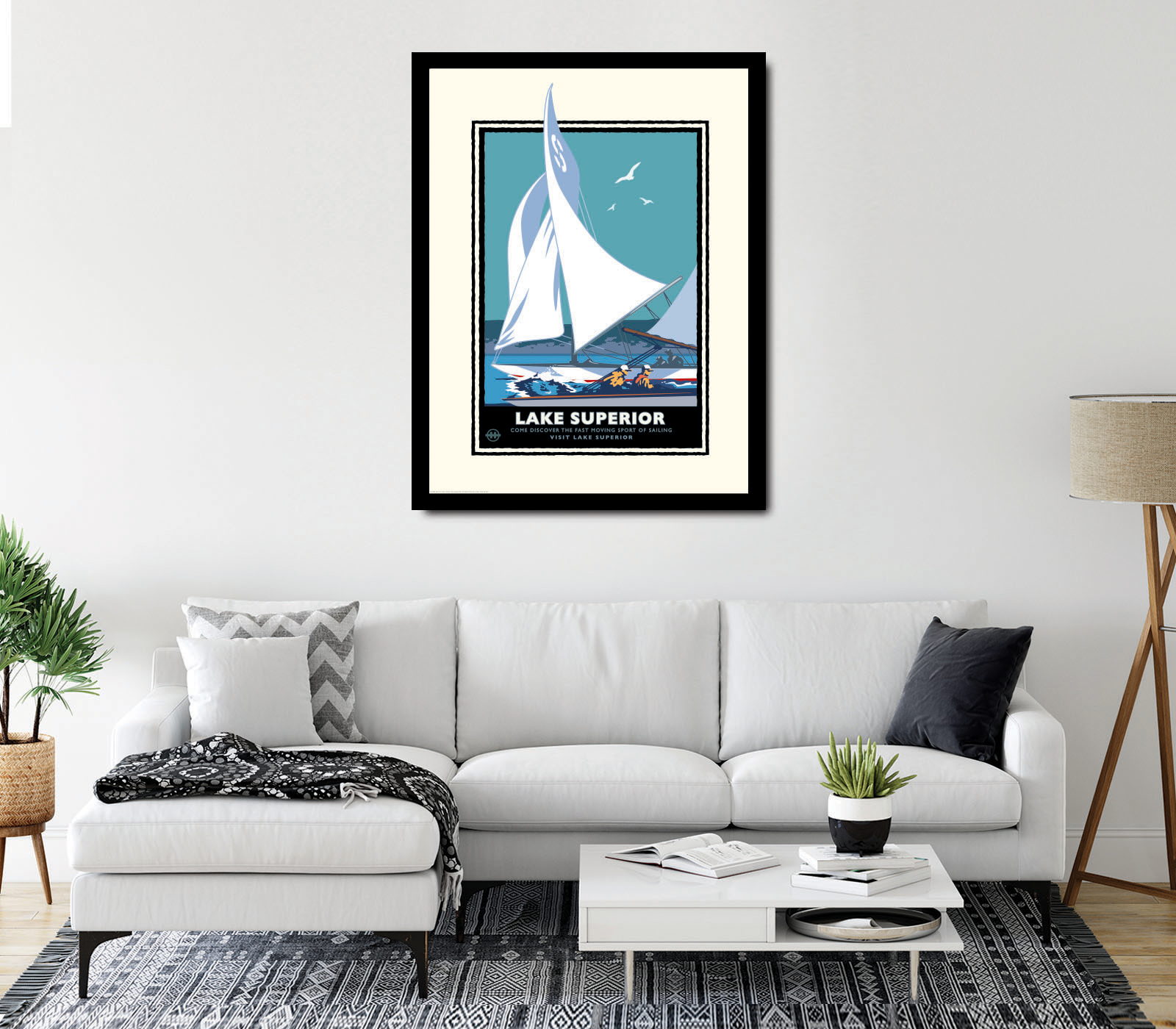 Landmark MN | Lake Superior Sail Art Print