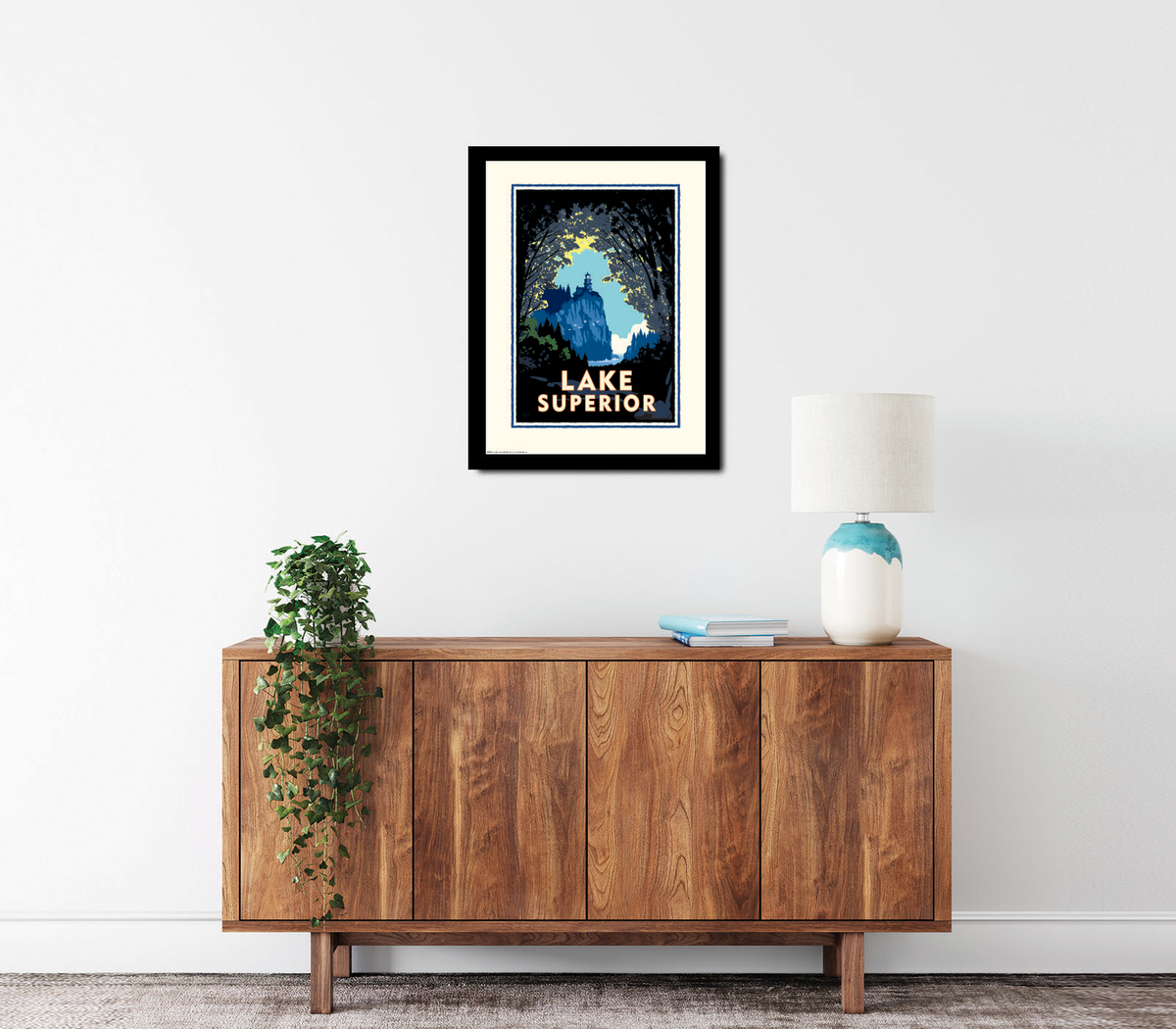 Landmark MN | Lake Superior Woods Art Print