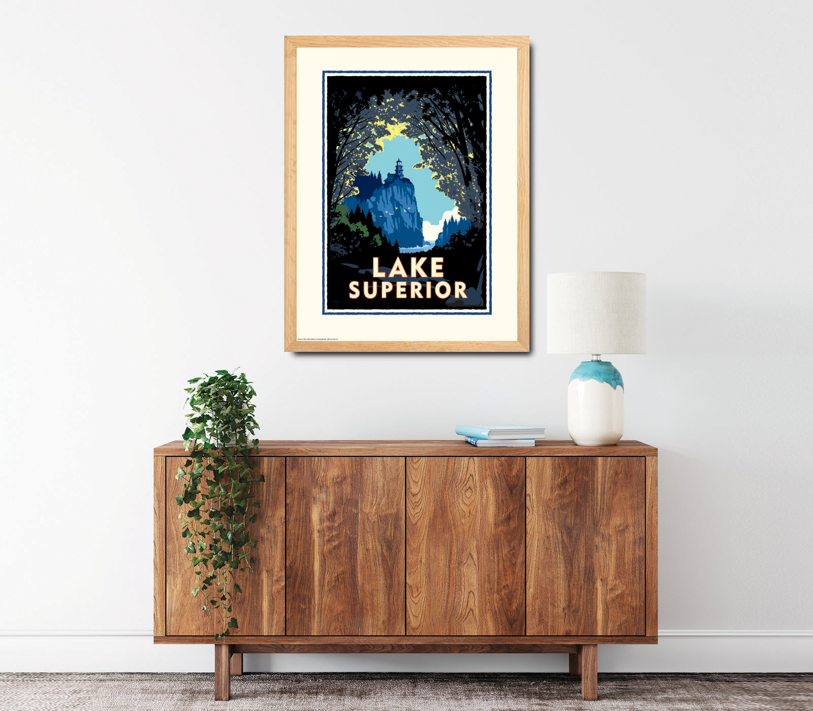 Landmark MN | Lake Superior Woods Art Print