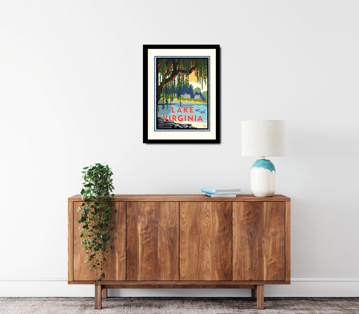 Landmark MN | Lake Virginia Art Print