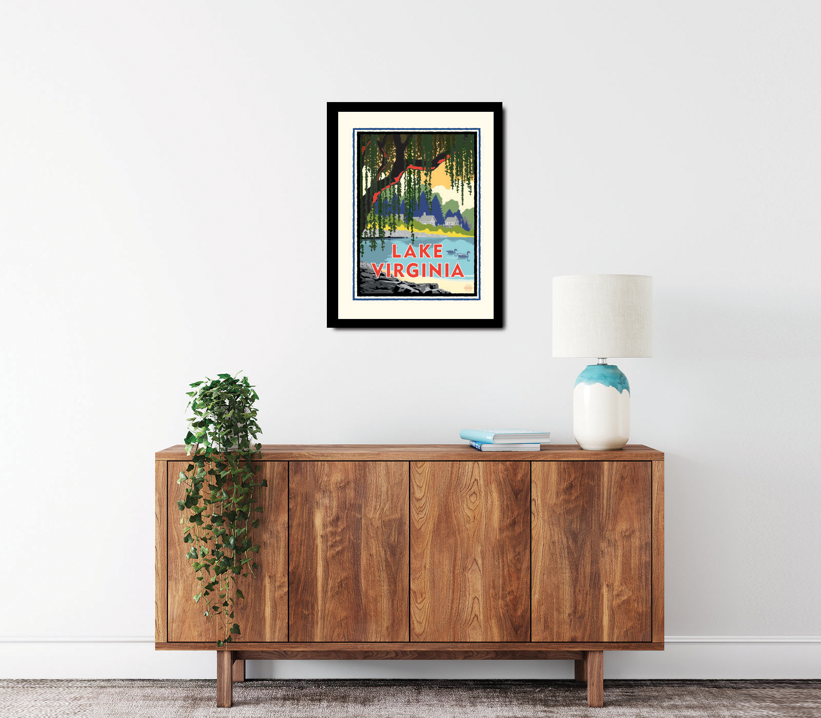 Landmark MN | Lake Virginia Art Print