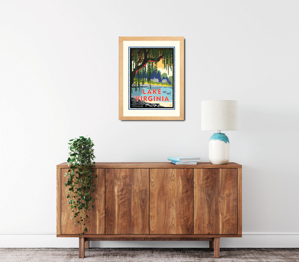 Landmark MN | Lake Virginia Art Print