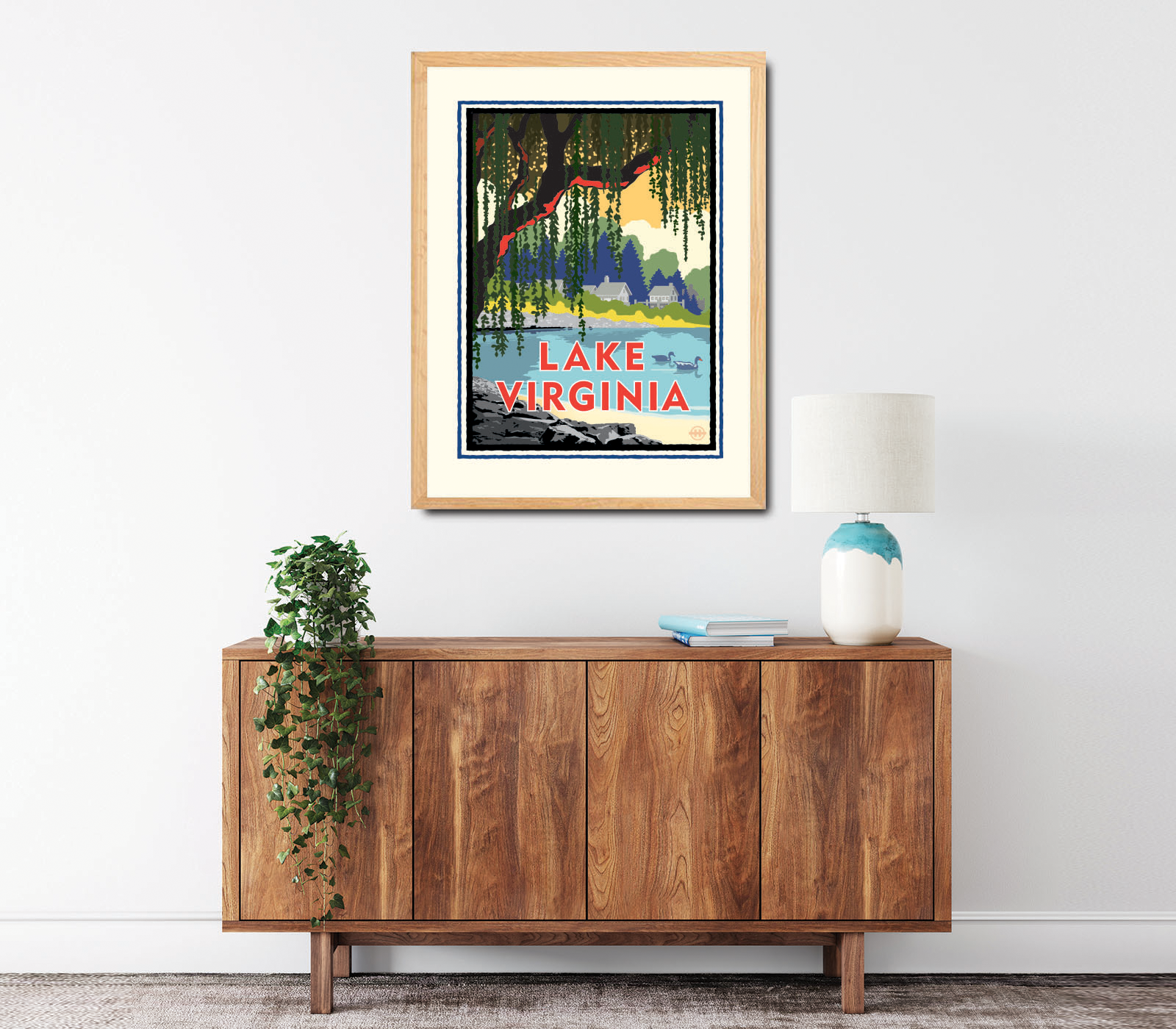 Landmark MN | Lake Virginia Art Print