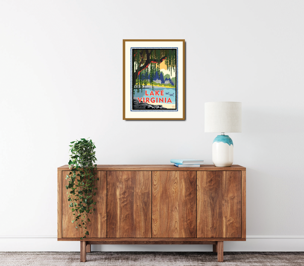 Landmark MN | Lake Virginia Art Print