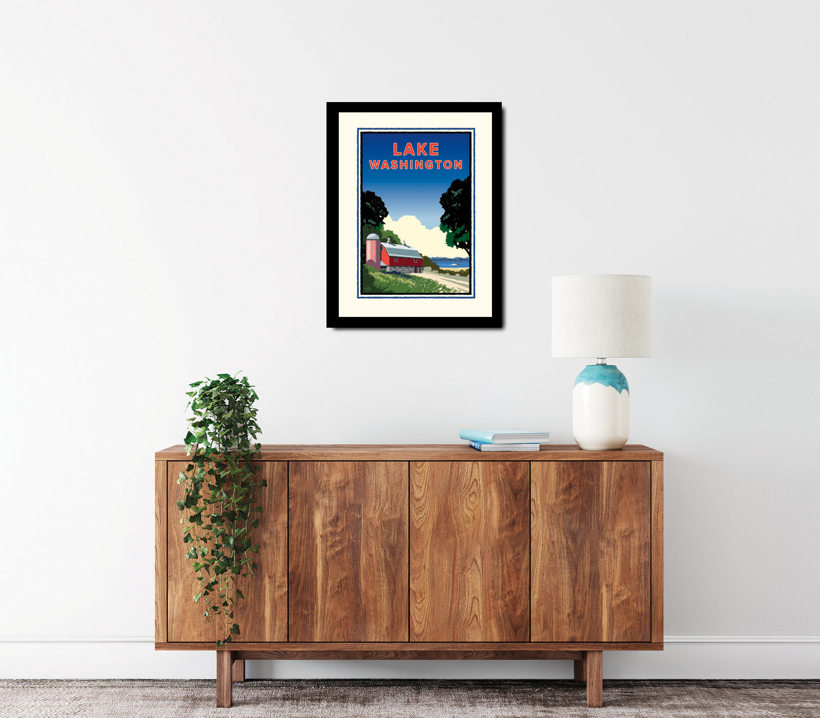 Landmark MN | Lake Washington Art Print