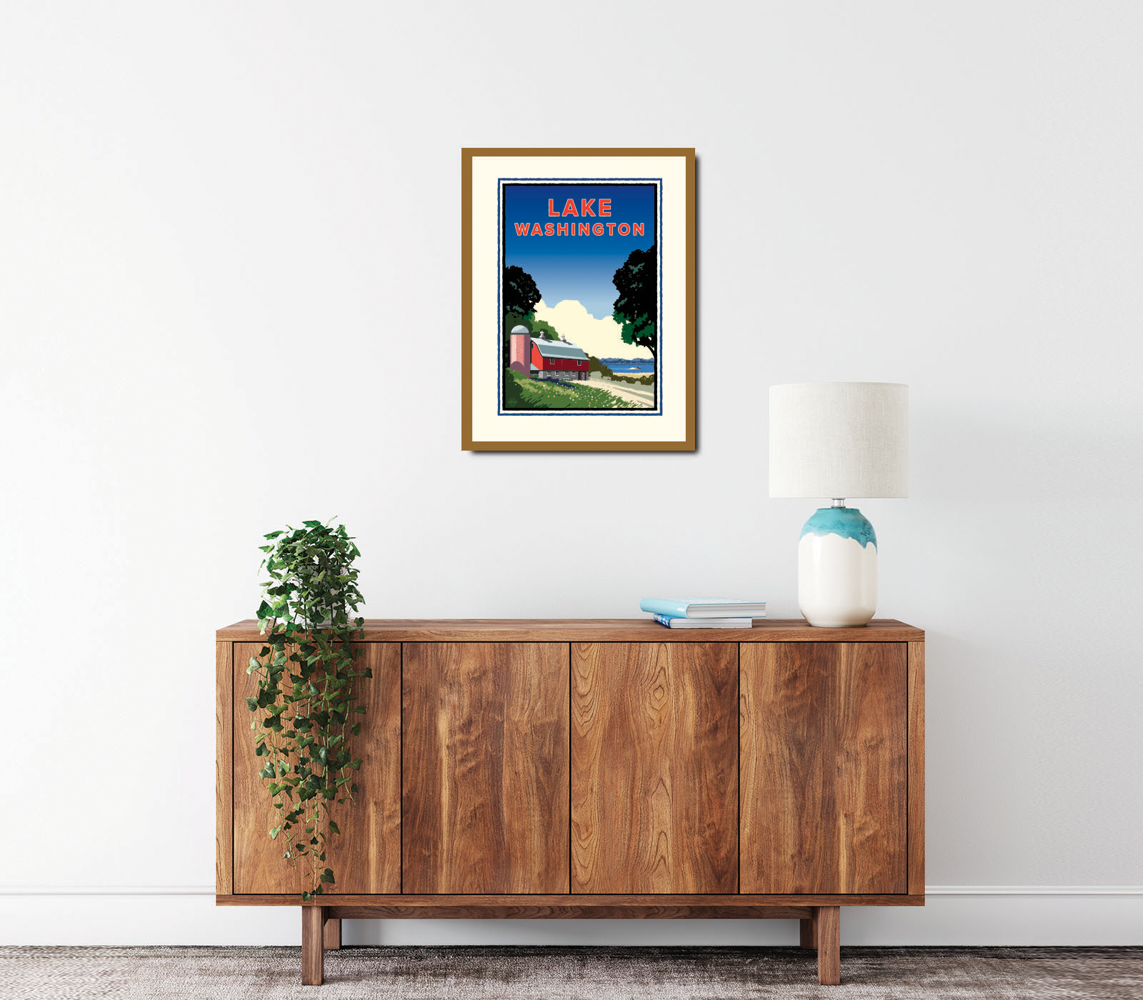 Landmark MN | Lake Washington Art Print