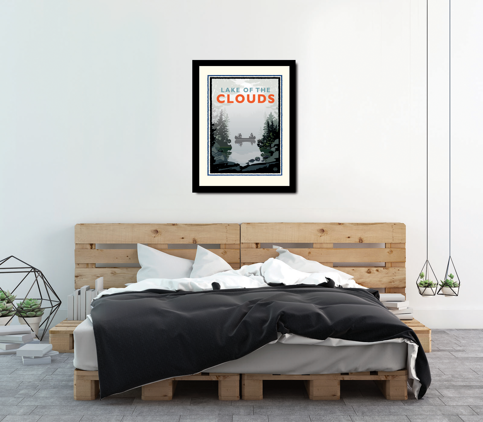 Lake of the Clouds — Michigan Art Print