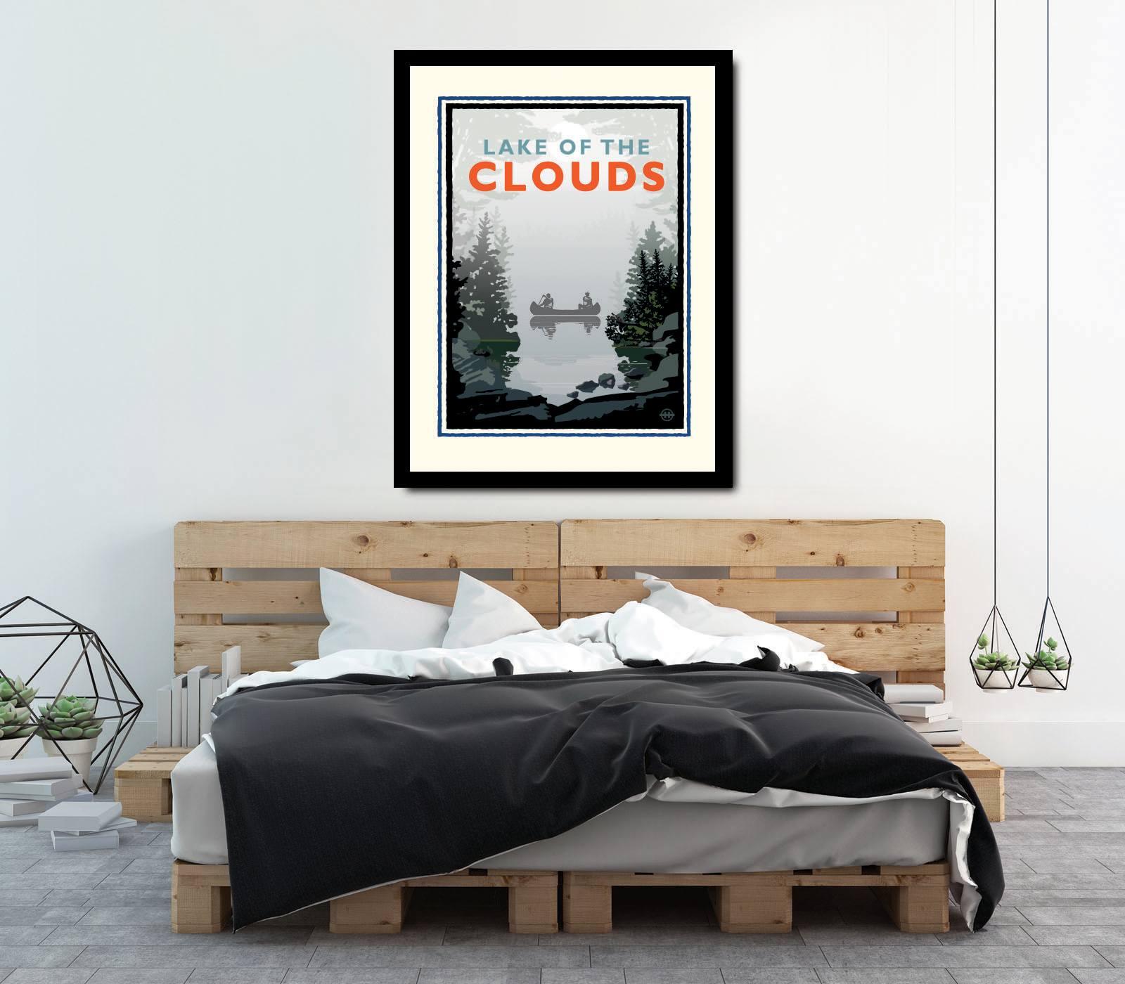 Lake of the Clouds — Michigan Art Print