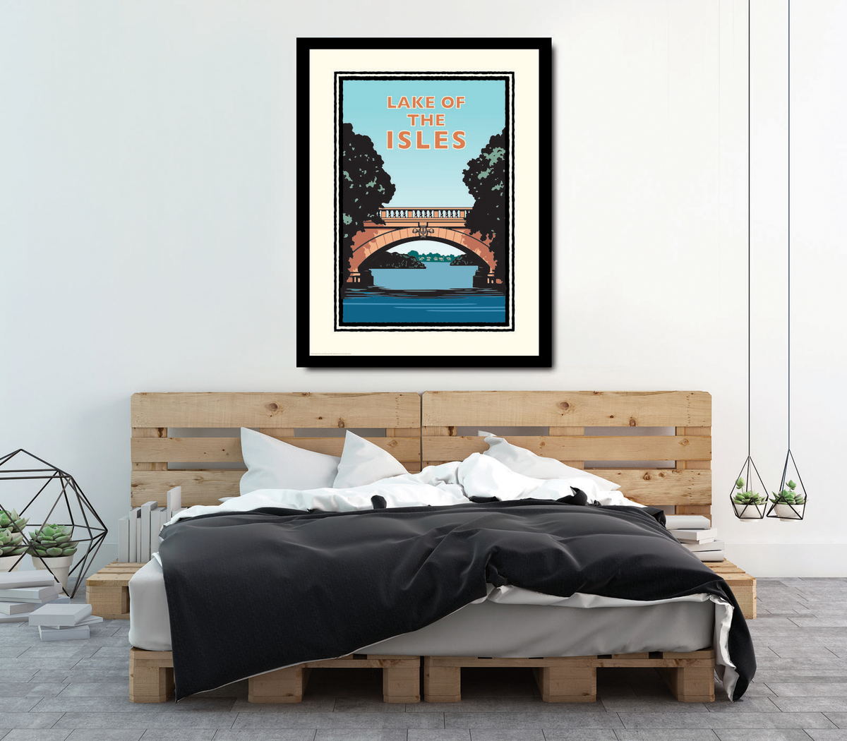 Landmark MN | Lake of the Isles Day Art Print